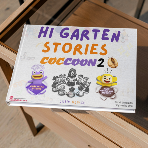 Hi Garten Stories – Cocoon 2: Advanced Phonics Story Pack + Flashcards (Digraphs & R-Controlled Vowels) By Little Ham | Published by Hamcodes (K.H)