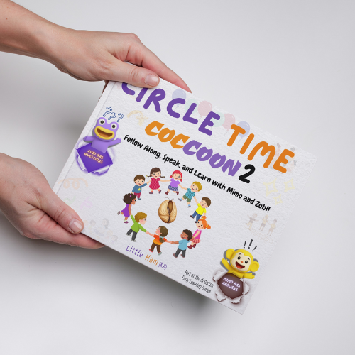 Circle Time Book: Follow Along, Speak, and Learn with Mimo and Zubi! (Cocoon 2 – Ages 3–6) By Little Ham | Published by Hamcodes (K.H)