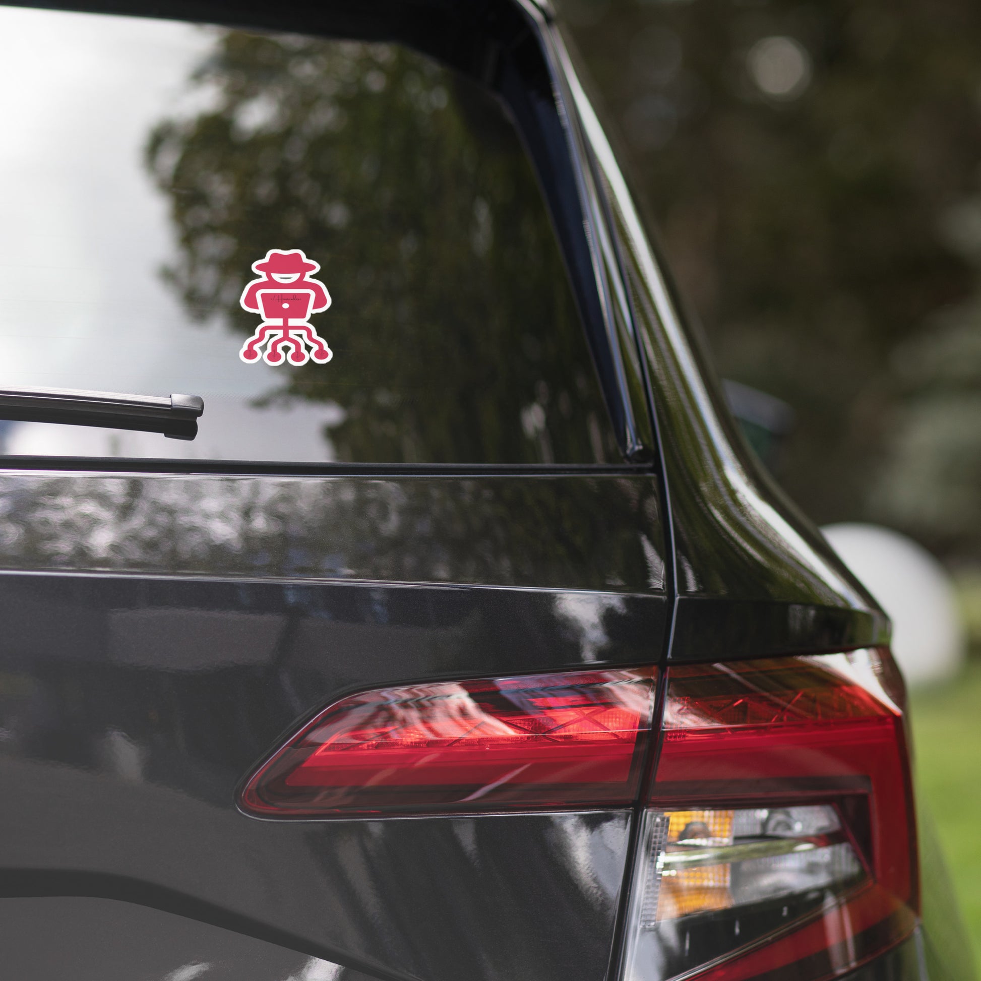 hamcodes kiss-cut-stickers-white