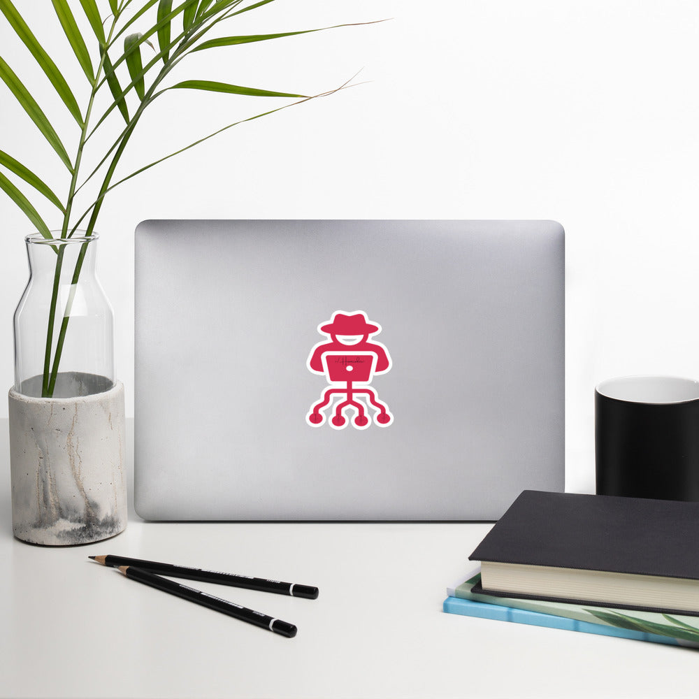 hamcodes kiss-cut-stickers-white