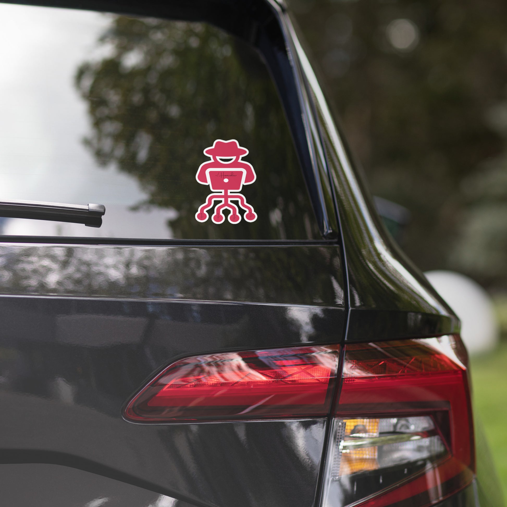 hamcodes kiss-cut-stickers-white