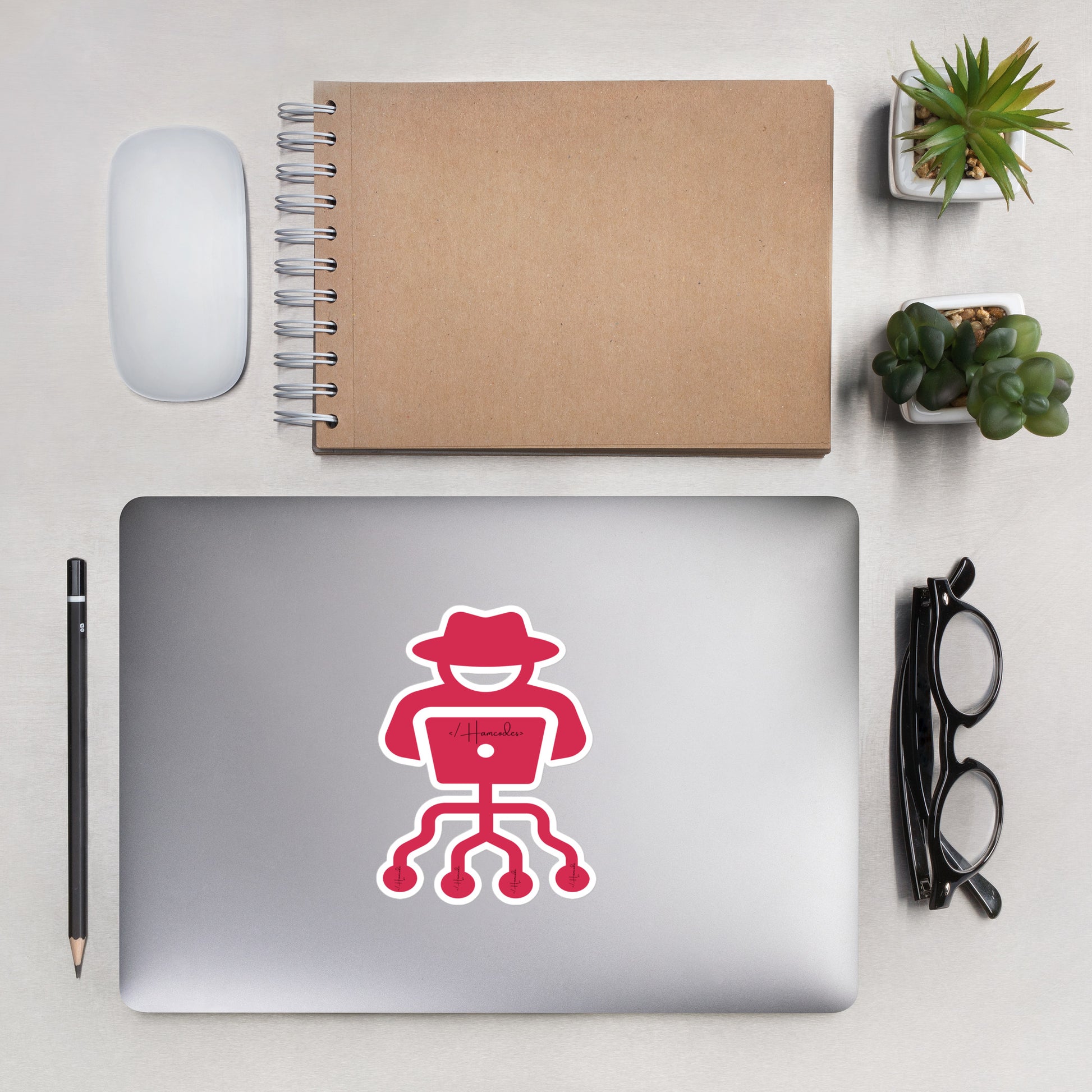 hamcodes kiss-cut-stickers