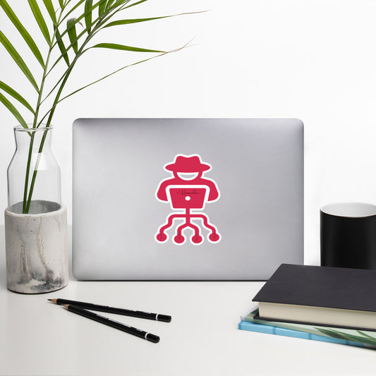 hamcodes kiss-cut-stickers-white
