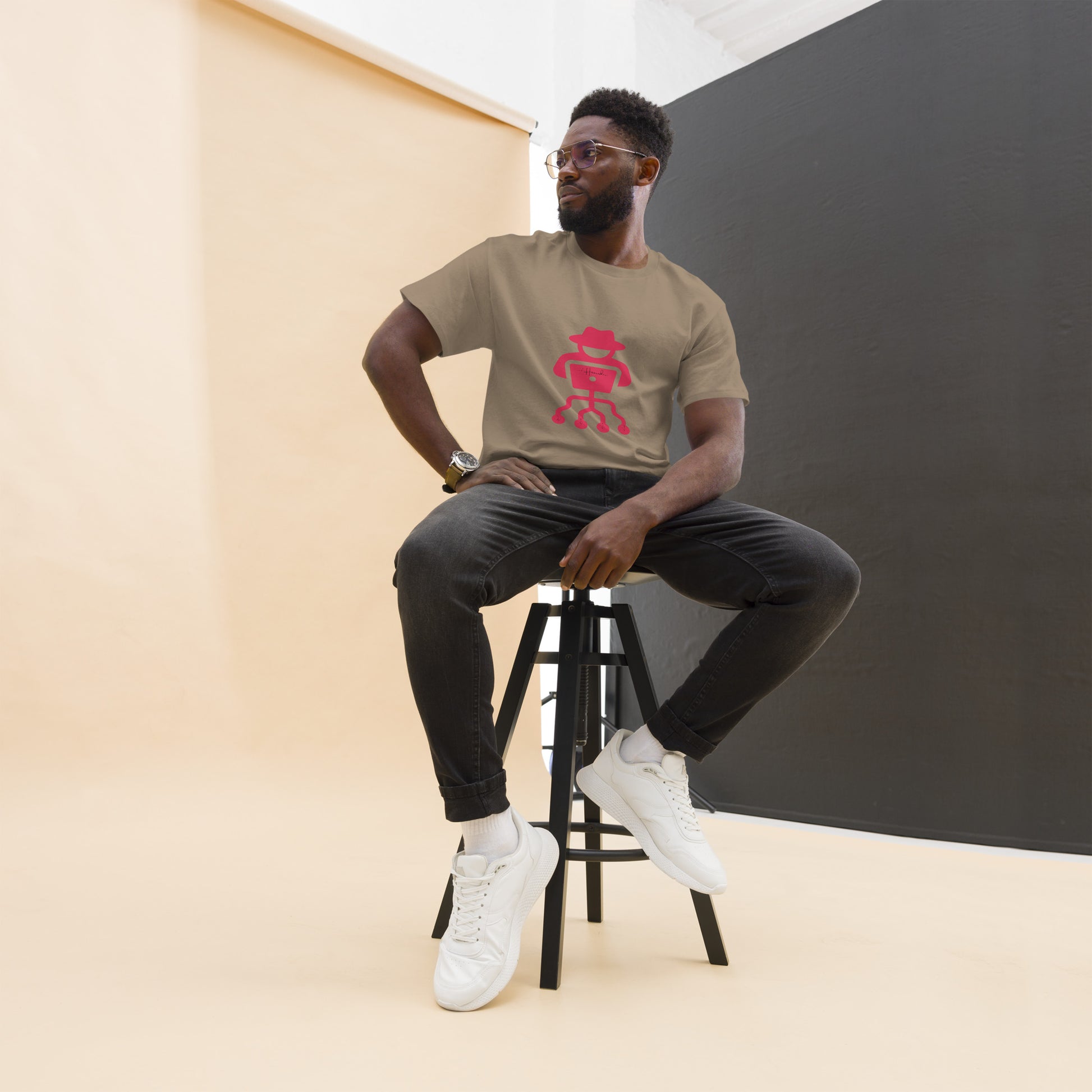 hamcodes unisex-classic-tee-brown-savana