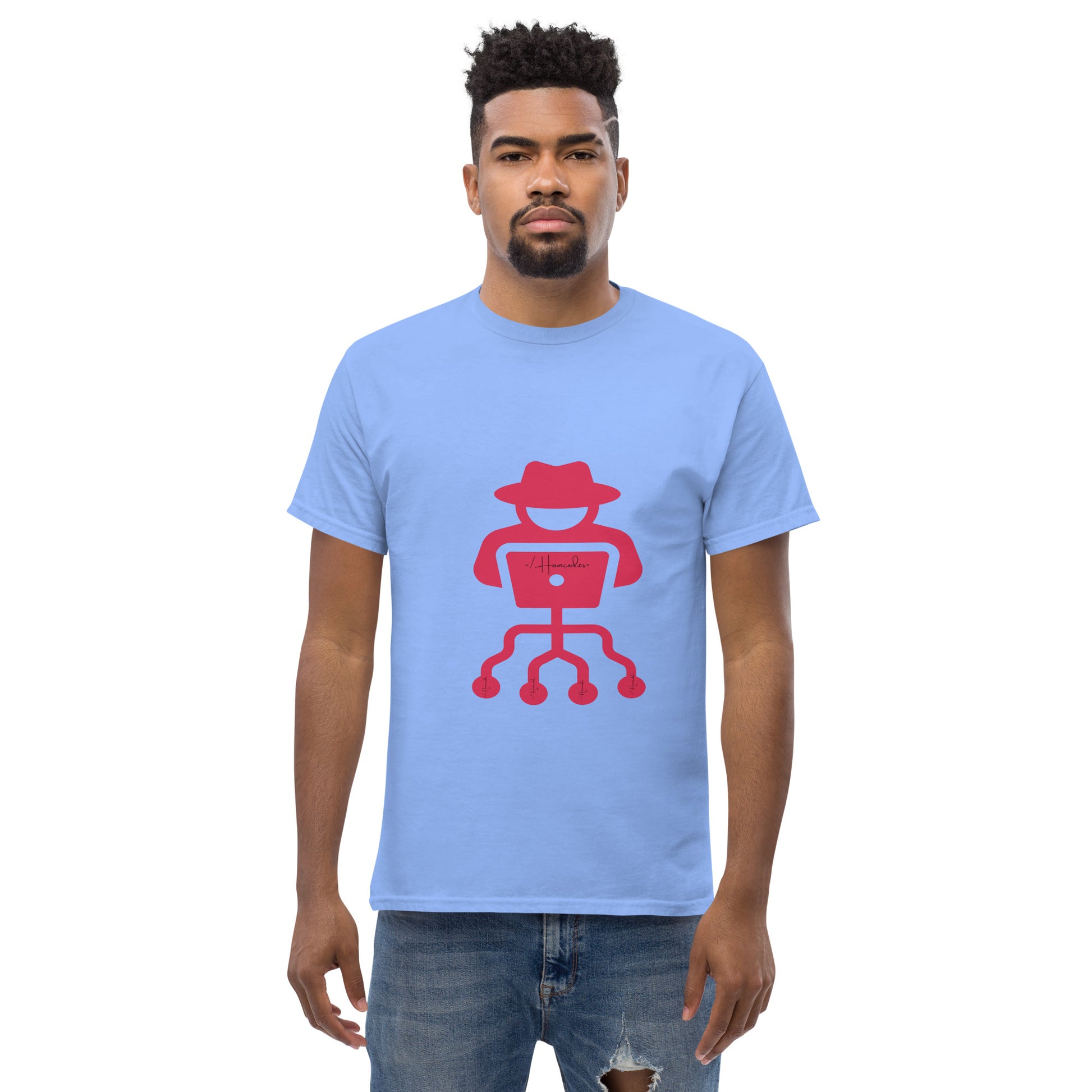 hamcodes unisex-classic-tee-carolina-blue