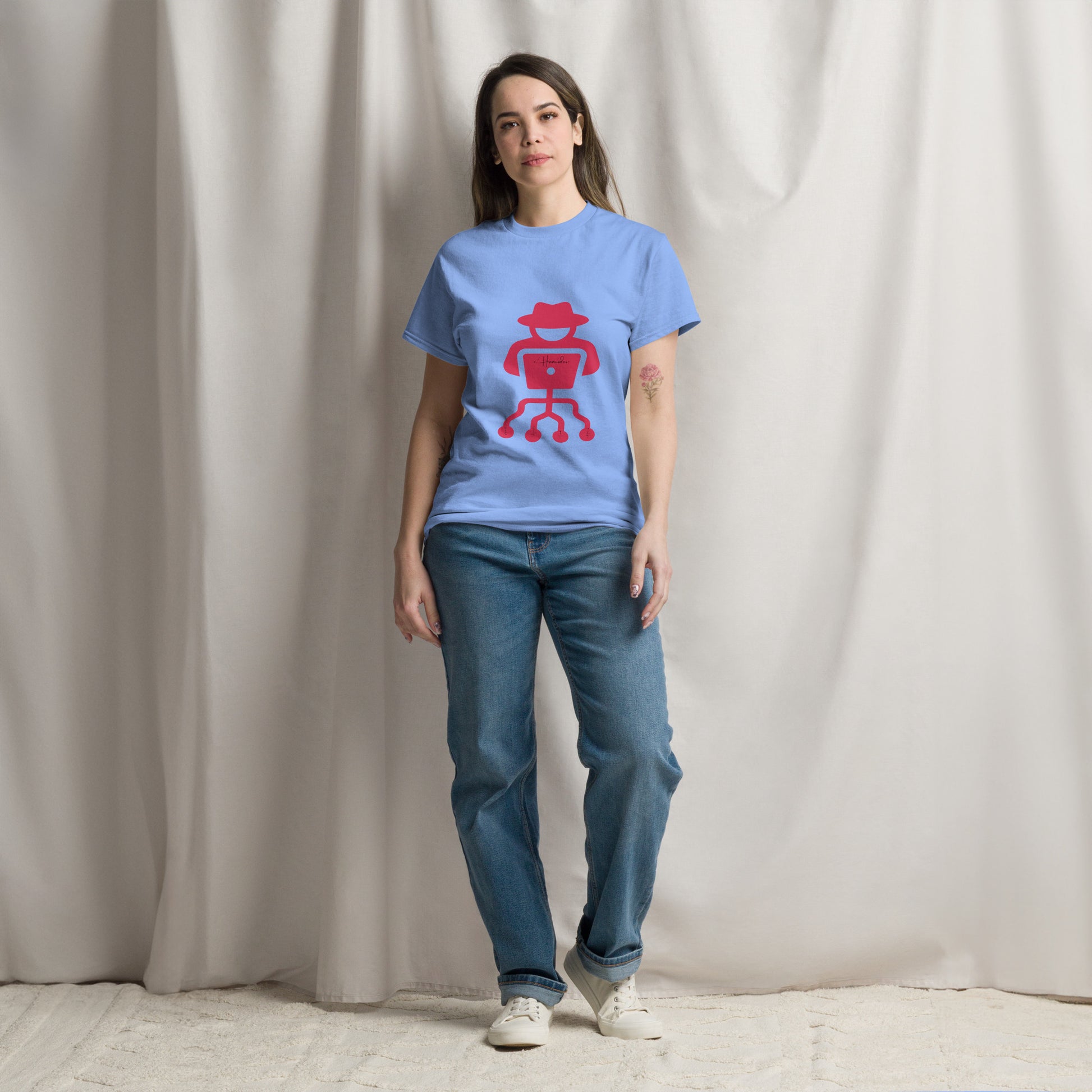 hamcodes unisex-classic-tee-carolina-blue