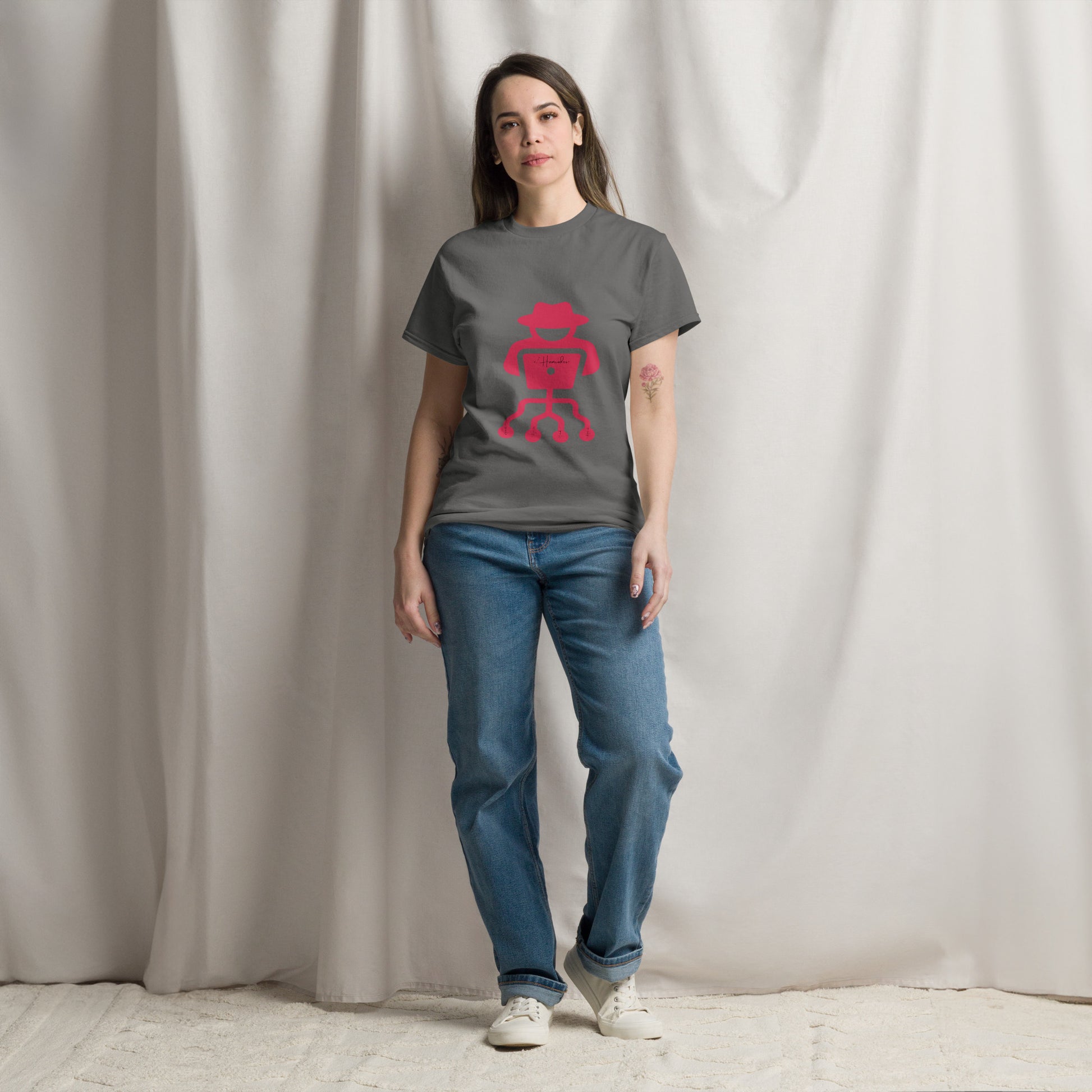 hamcodes unisex-classic-tee-charcoal
