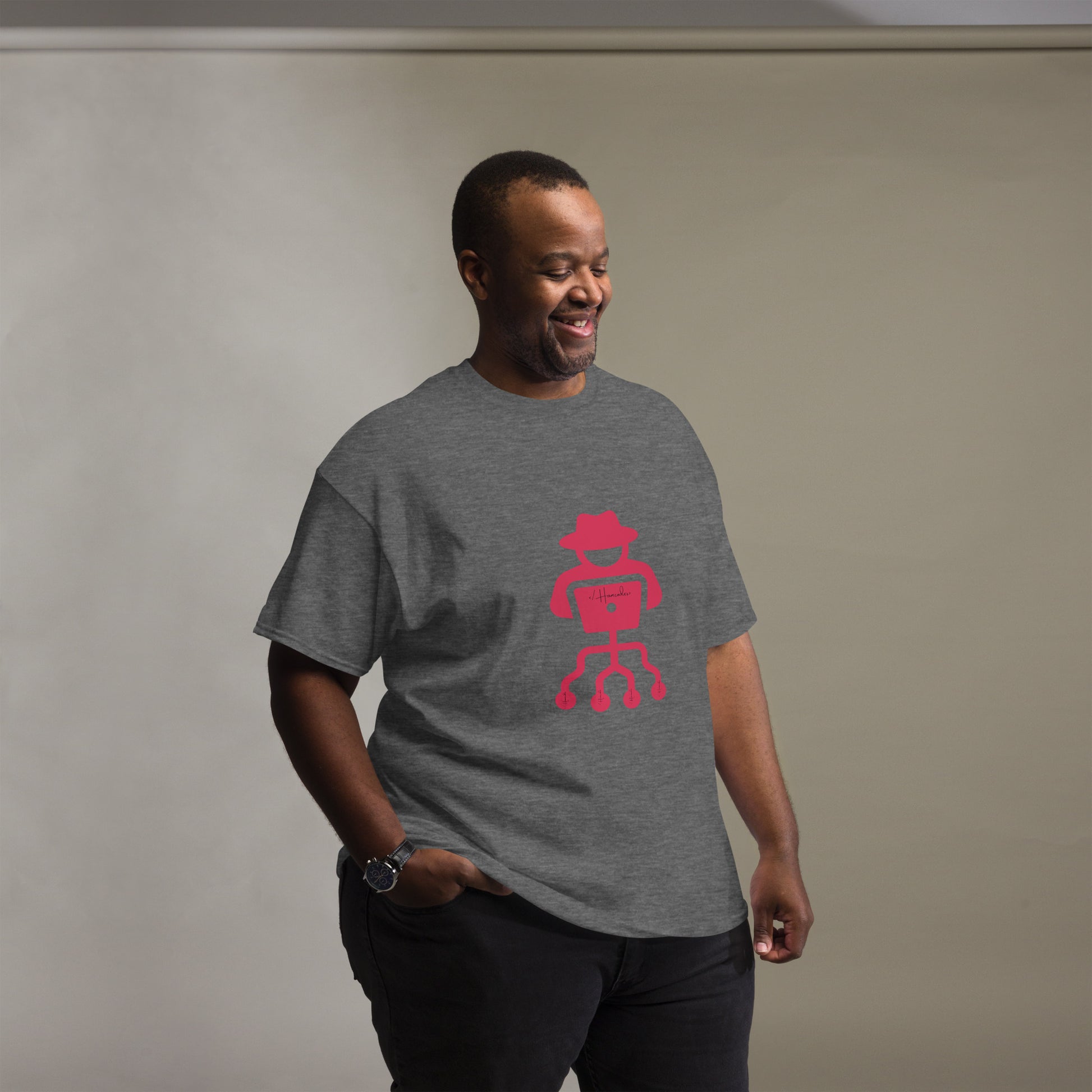 hamcodes unisex-classic-tee-dark-heather
