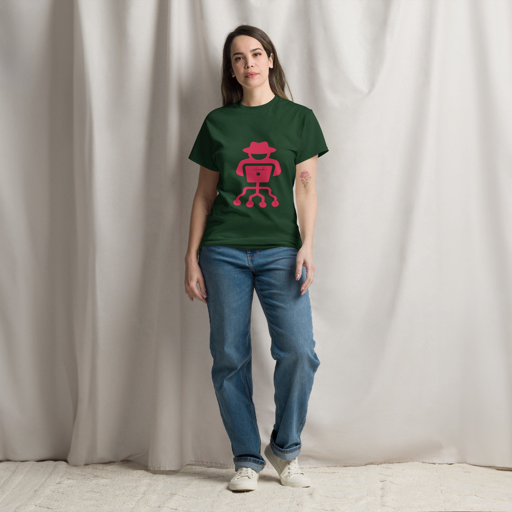 hamcodes unisex-classic-tee-forest-green