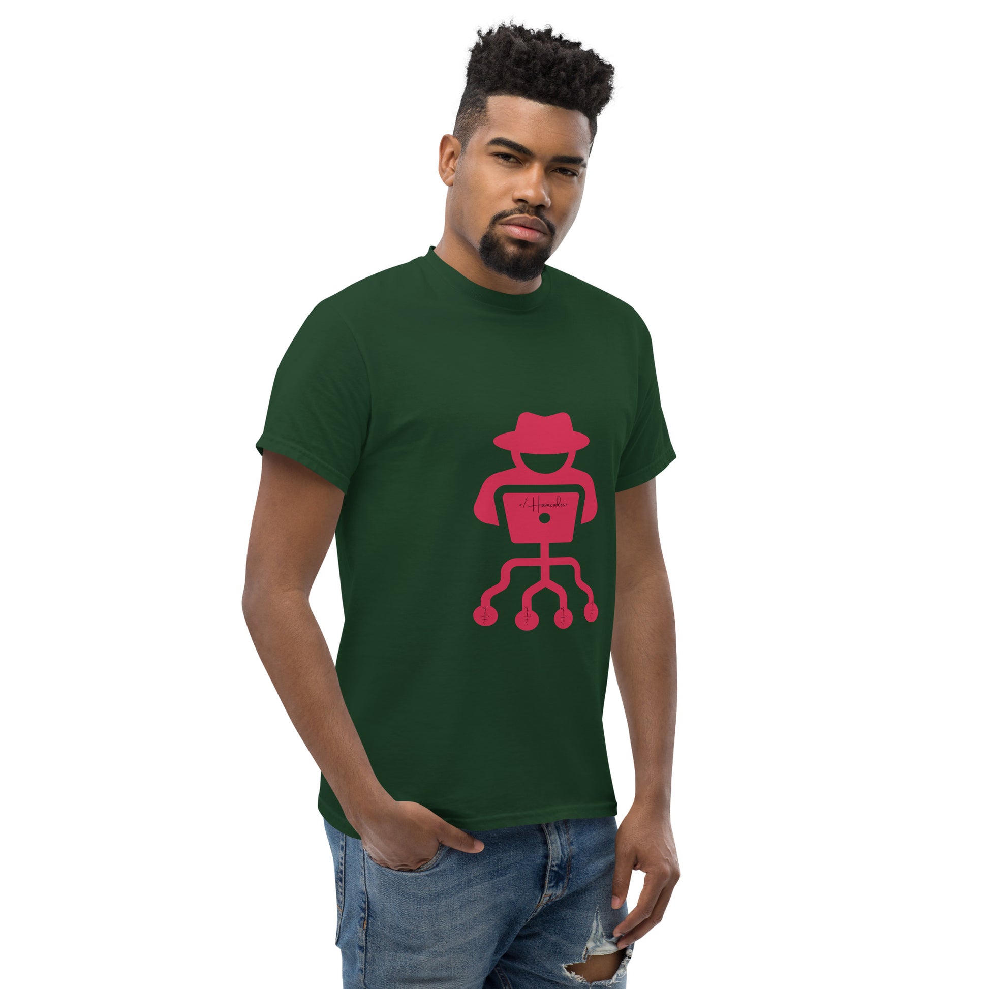 hamcodes unisex-classic-tee-forest-green