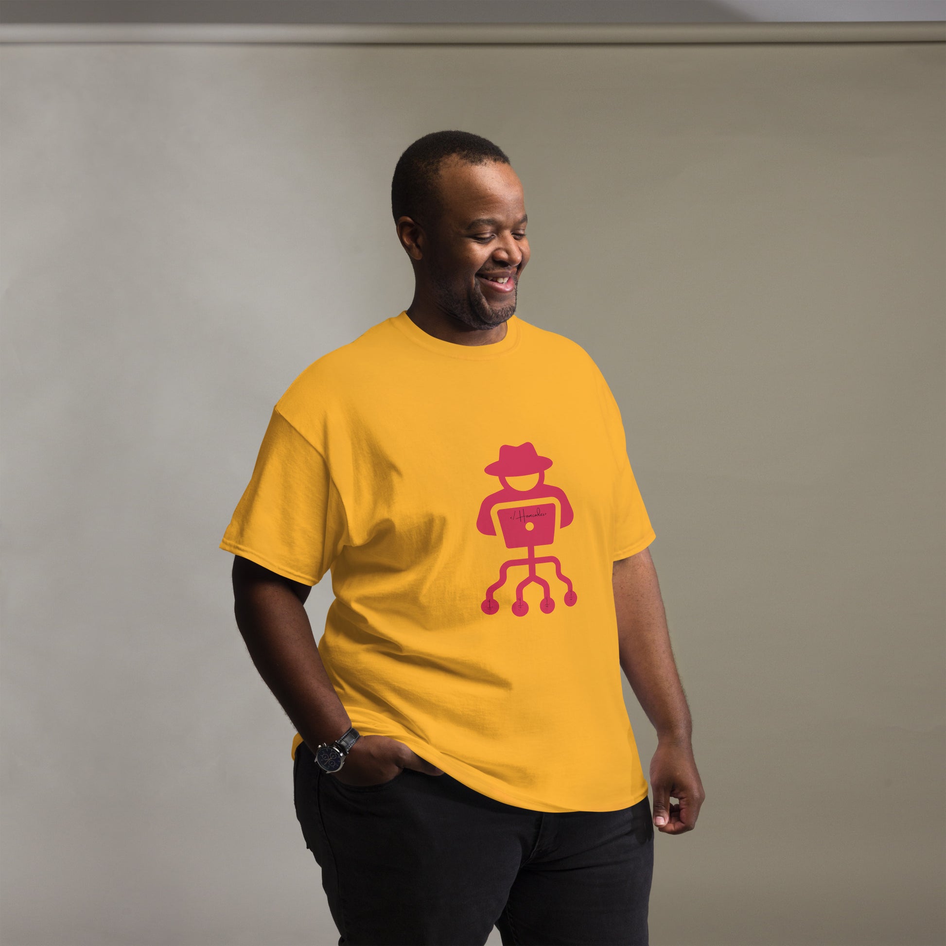 hamcodes unisex-classic-tee-gold