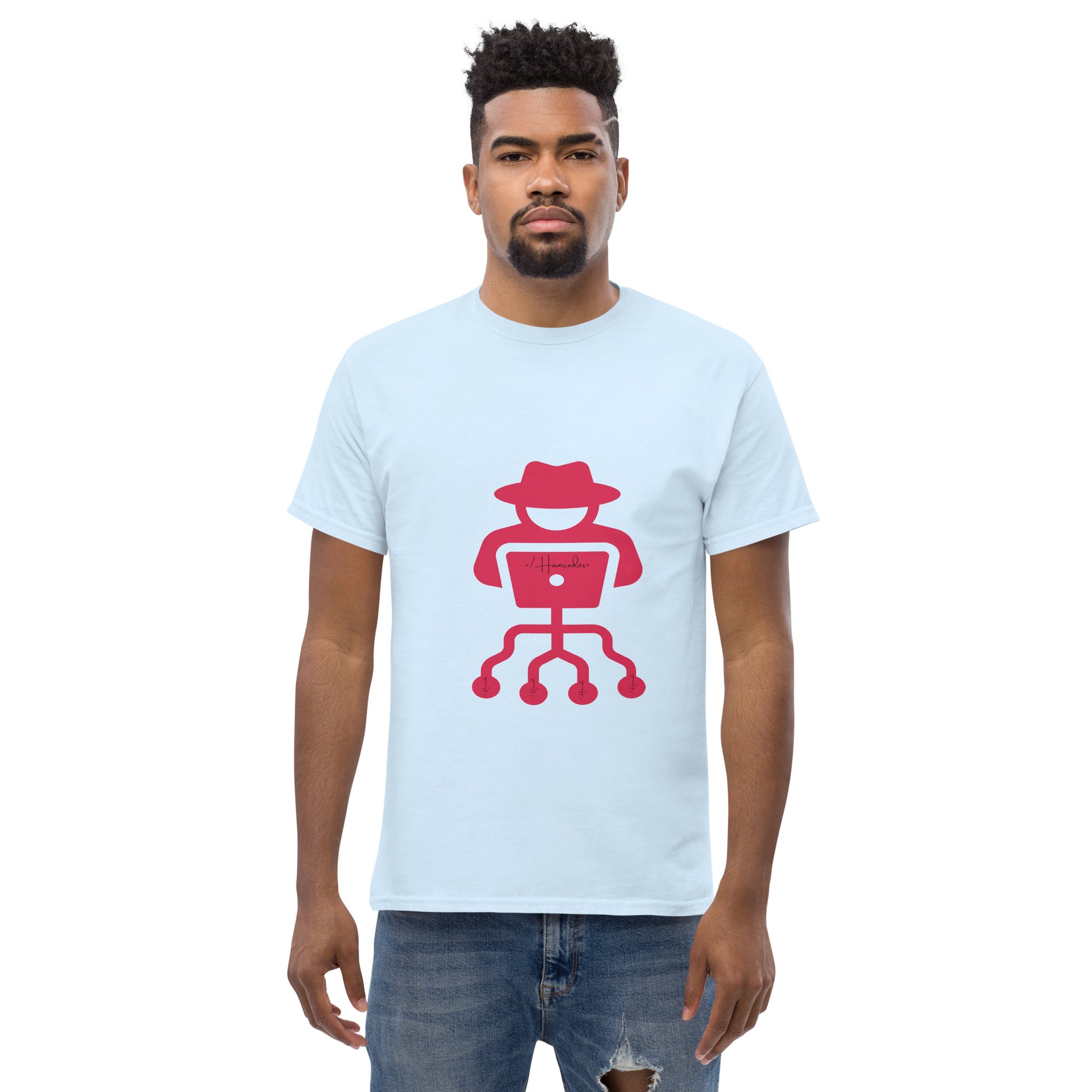hamcodes unisex-classic-tee-light-blue