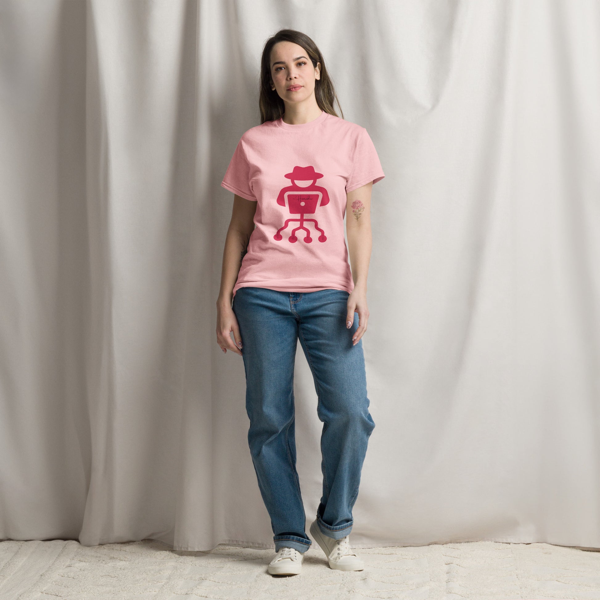 hamcodes unisex-classic-tee-light-pink