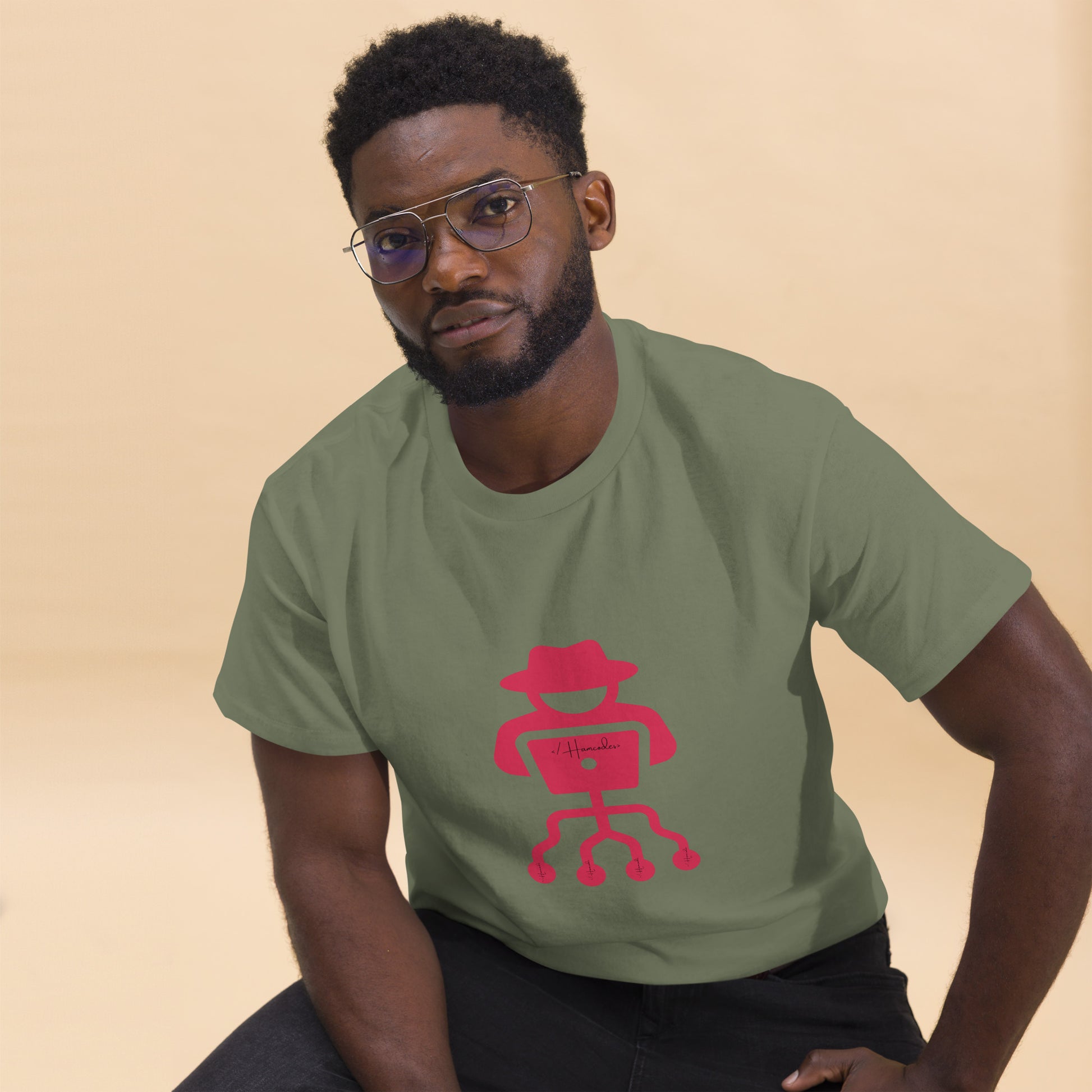 hamcodes unisex-classic-tee-military-green