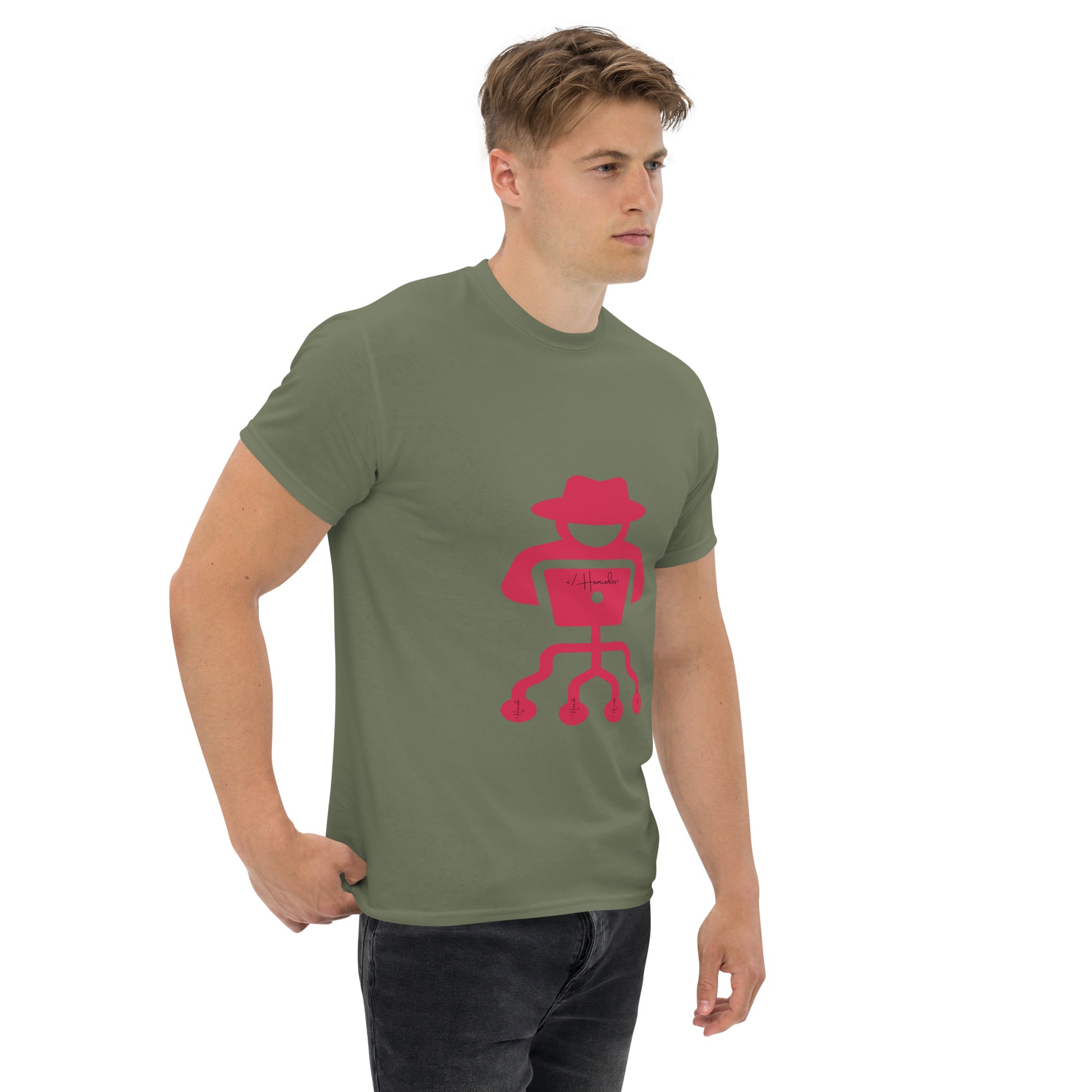 hamcodes unisex-classic-tee-military-green