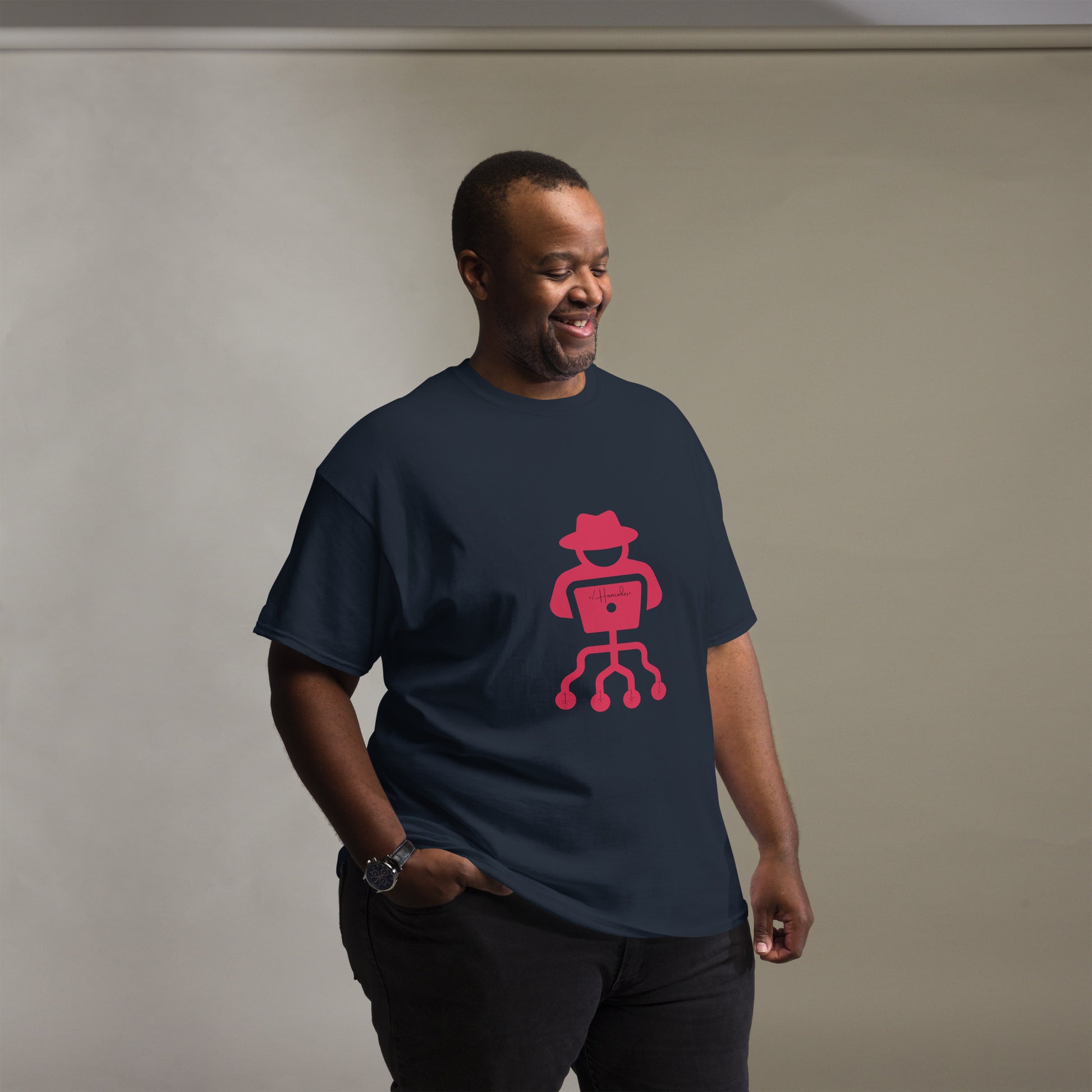 hamcodes unisex-classic-tee-navy