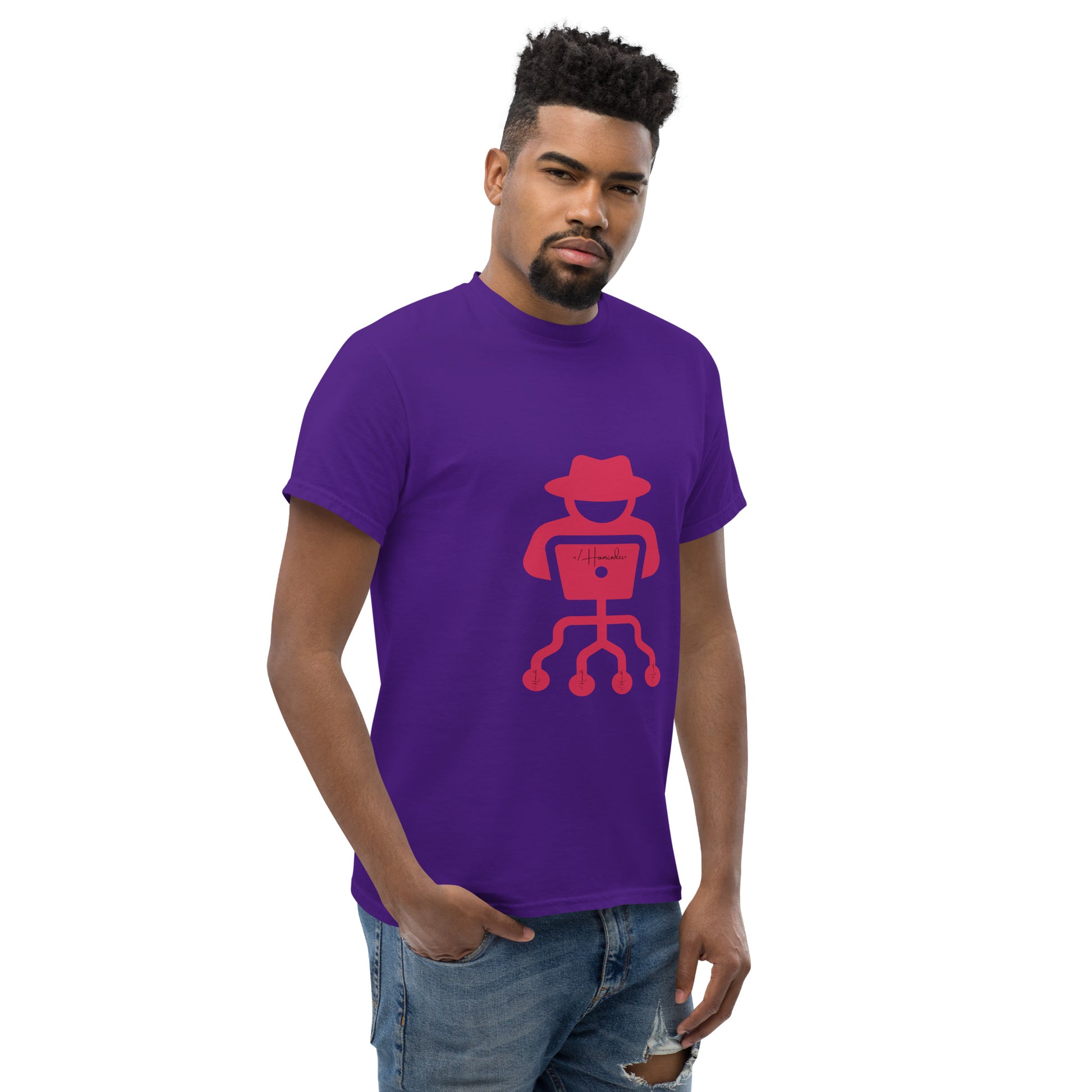 hamcodes unisex-classic-tee-purple