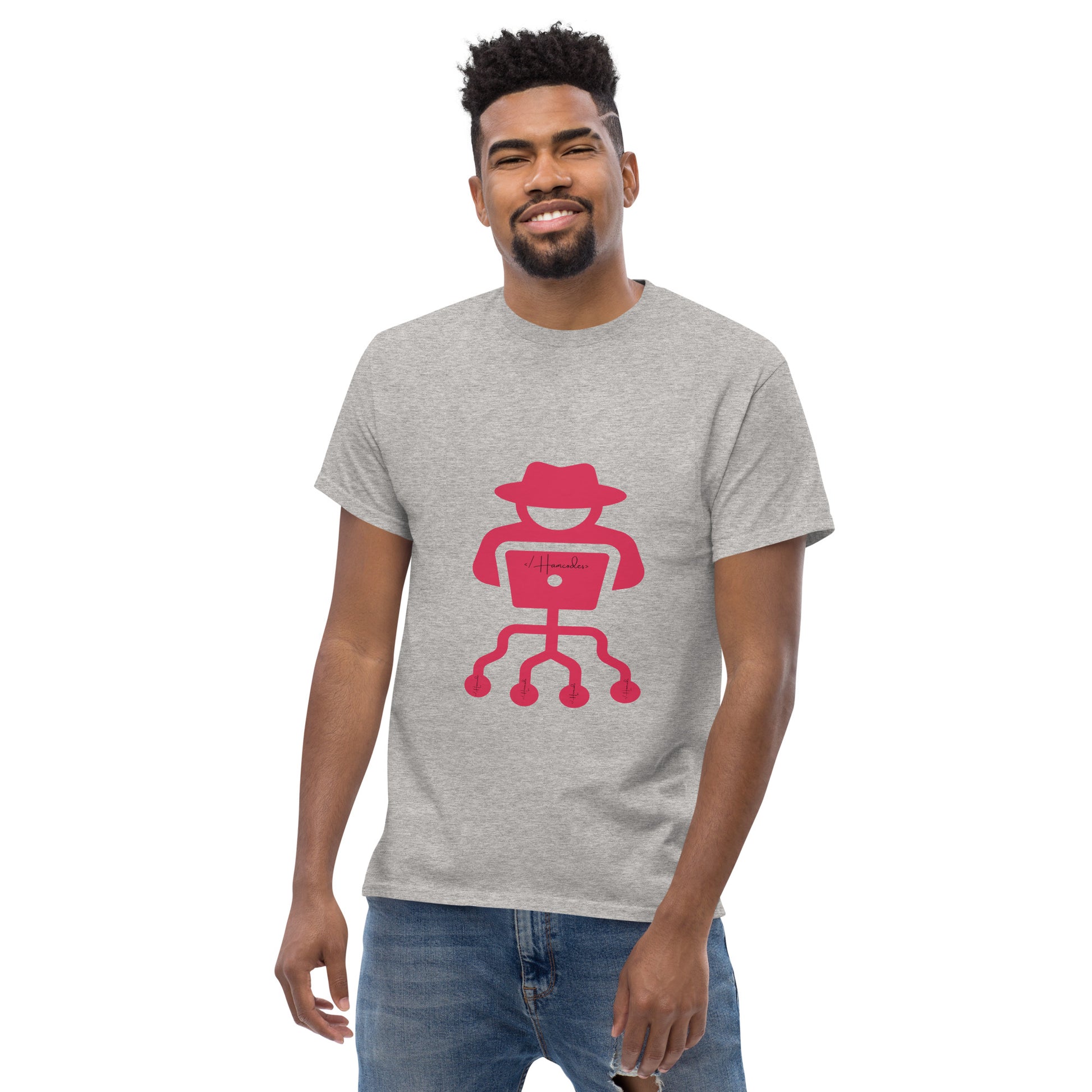 hamcodes unisex-classic-tee-sport-grey