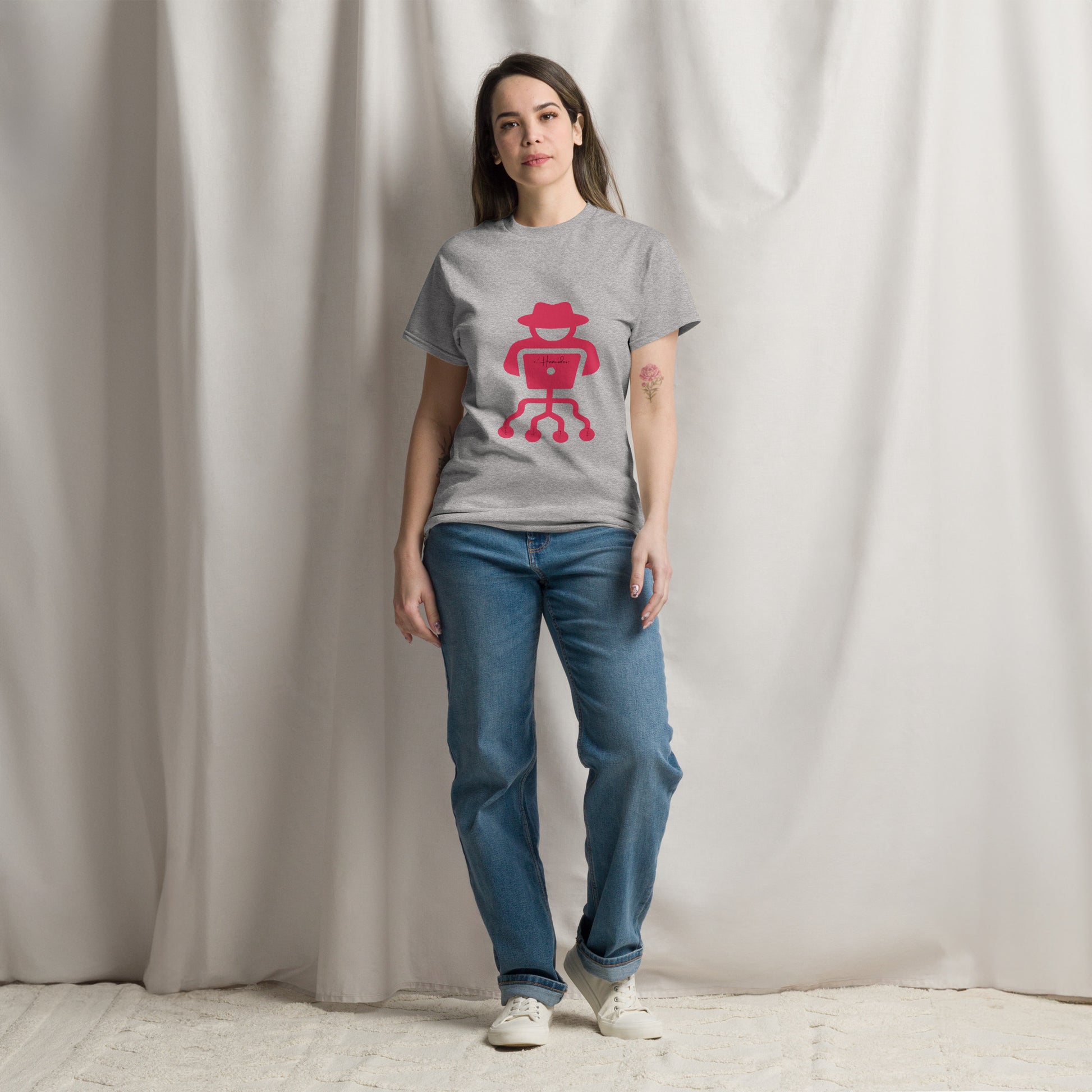 hamcodes unisex-classic-tee-sport-grey