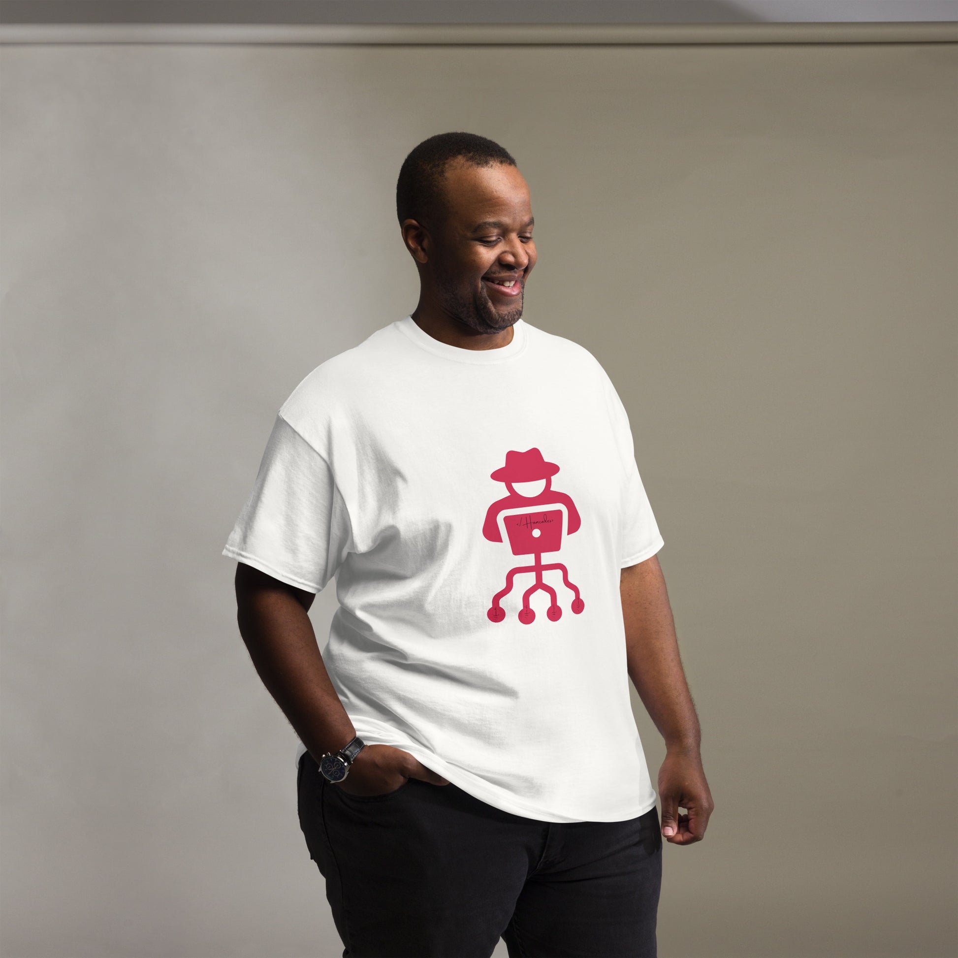 hamcodes unisex-classic-tee-white