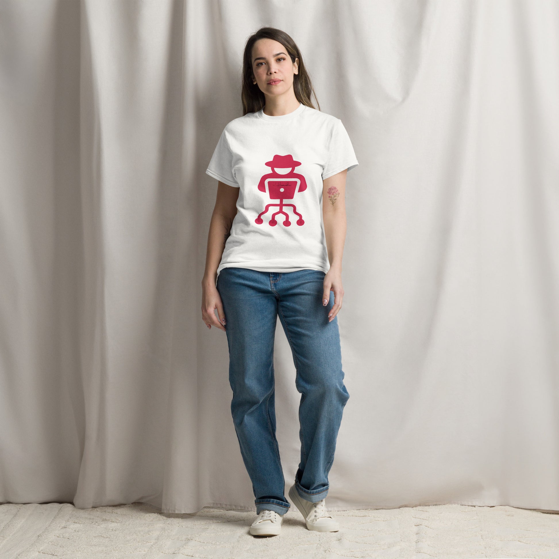 hamcodes unisex-classic-tee-white