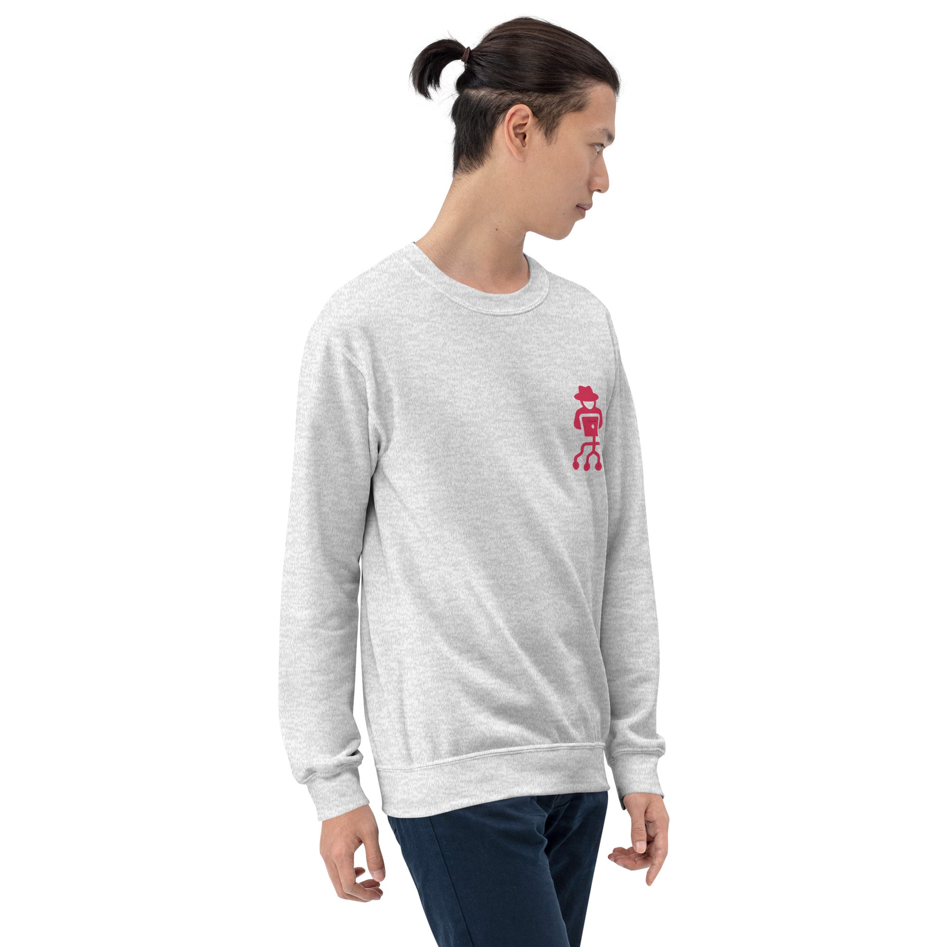 hamcodes unisex-crew-neck-sweatshirt-ash