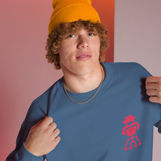 hamcodes unisex-crew-neck-sweatshirt-indigo-blue