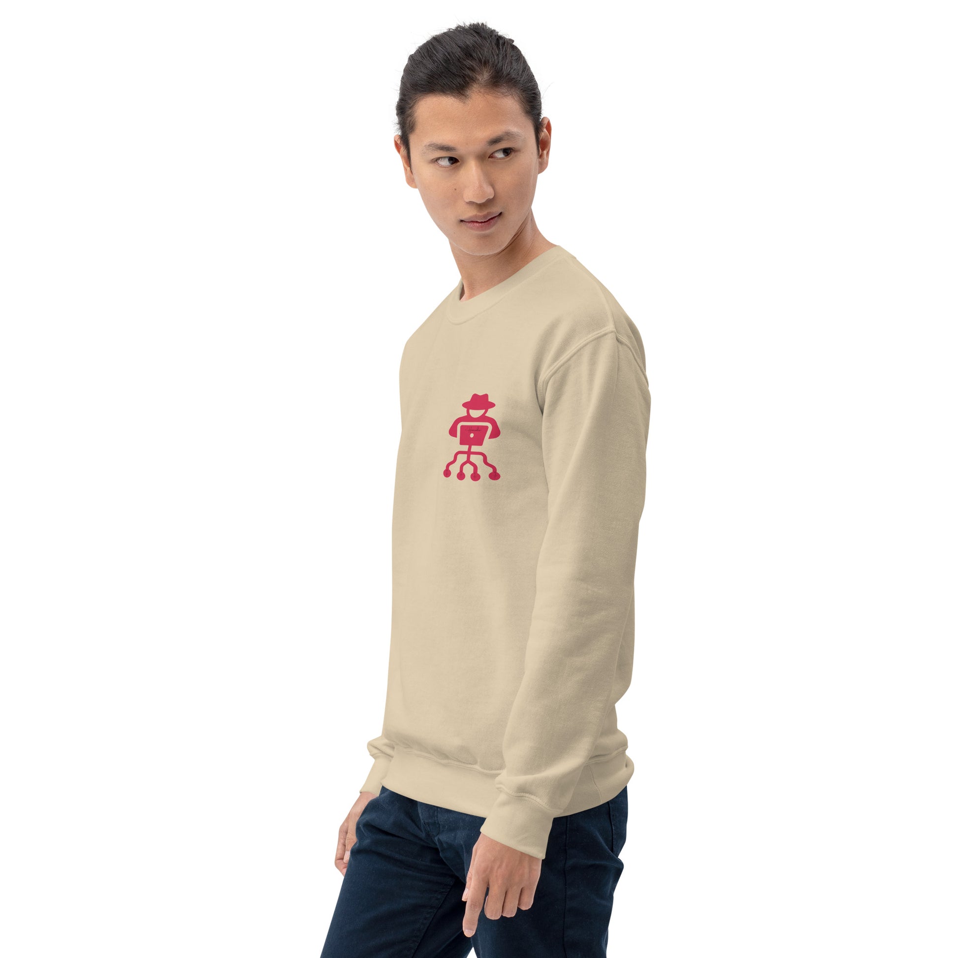 hamcodes unisex-crew-neck-sweatshirt-sand