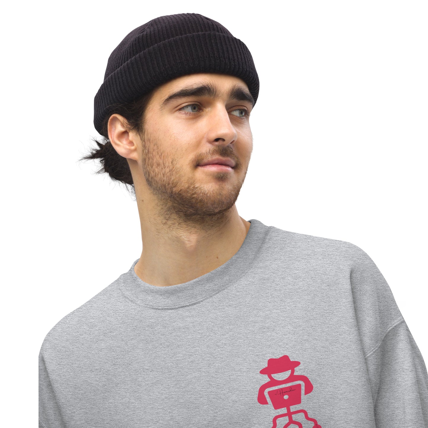hamcodes unisex-crew-neck-sweatshirt-sport-grey