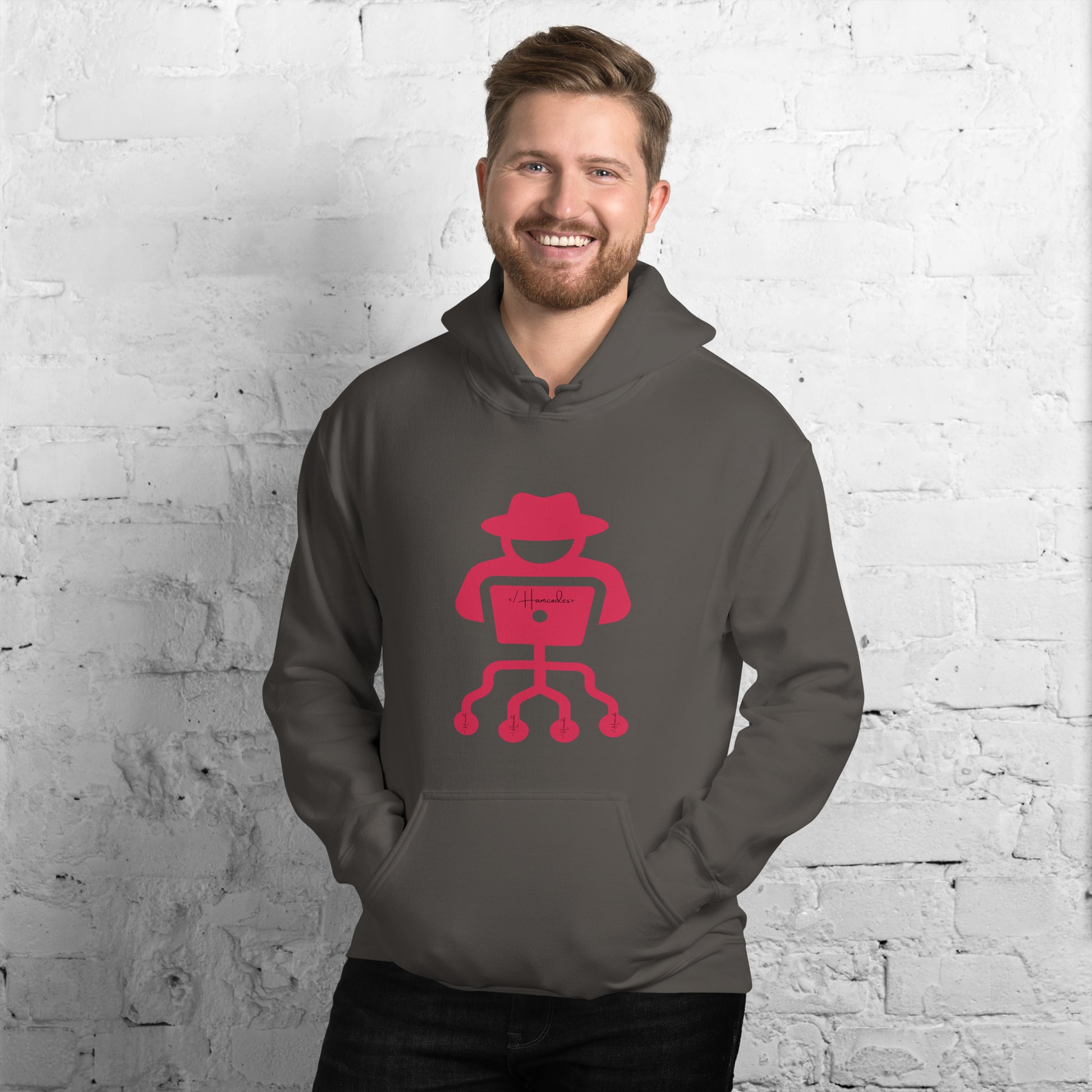 hamcodes unisex-heavy-blend-hoodie-charcoal