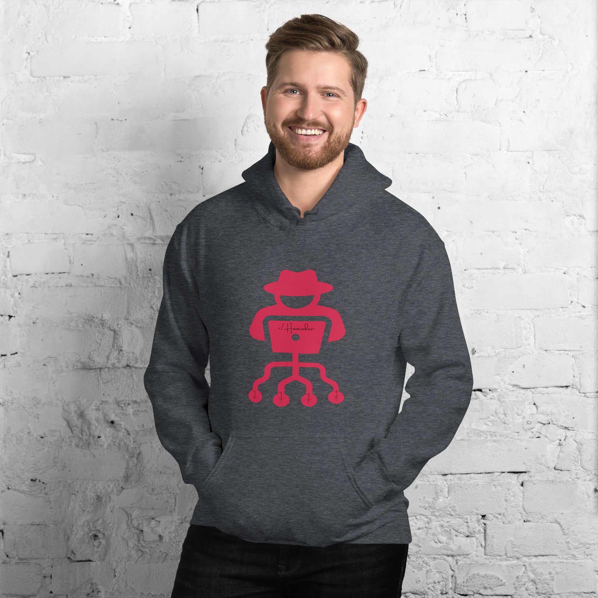 hamcodes unisex-heavy-blend-hoodie-dark-heather