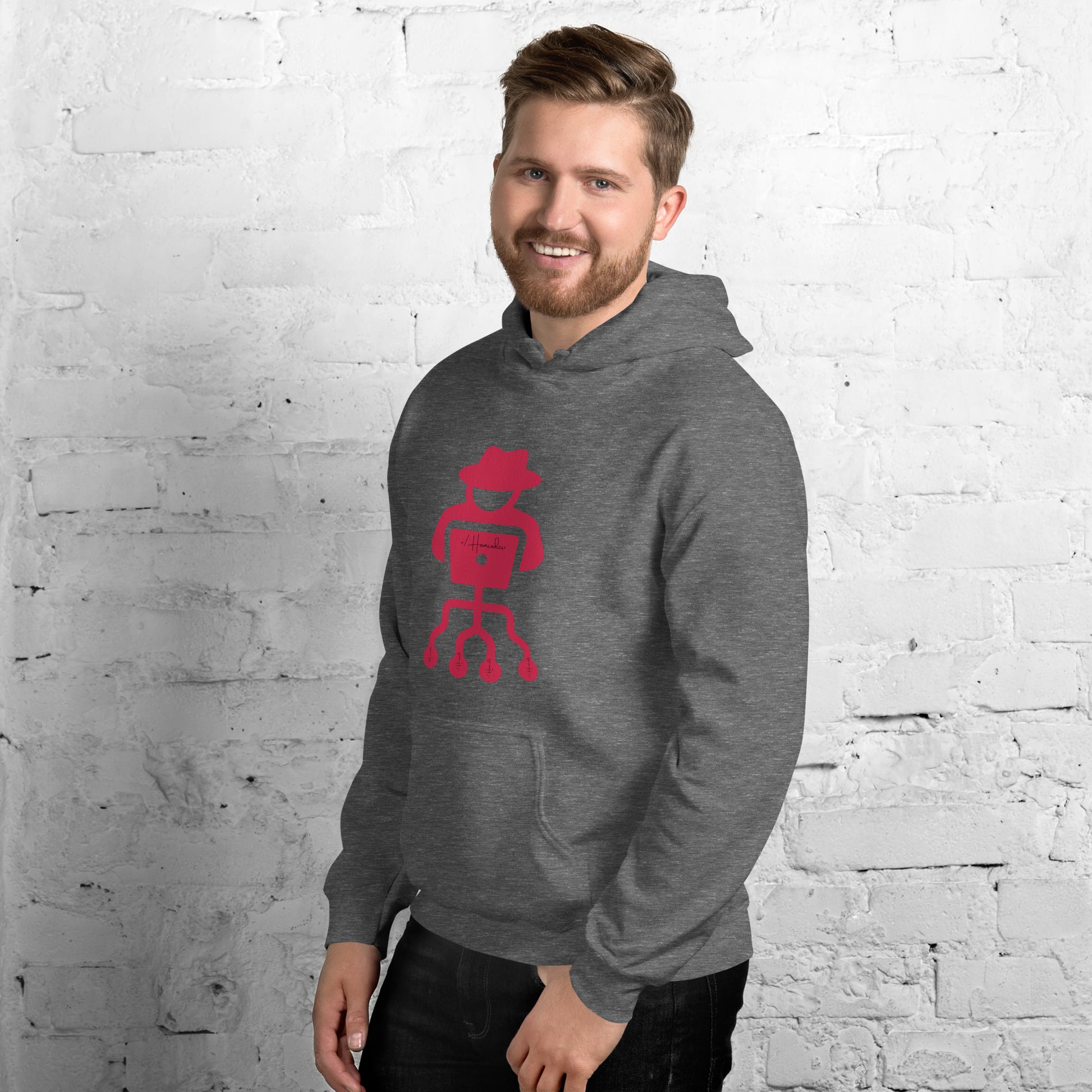 hamcodes unisex-heavy-blend-hoodie-graphite-heather