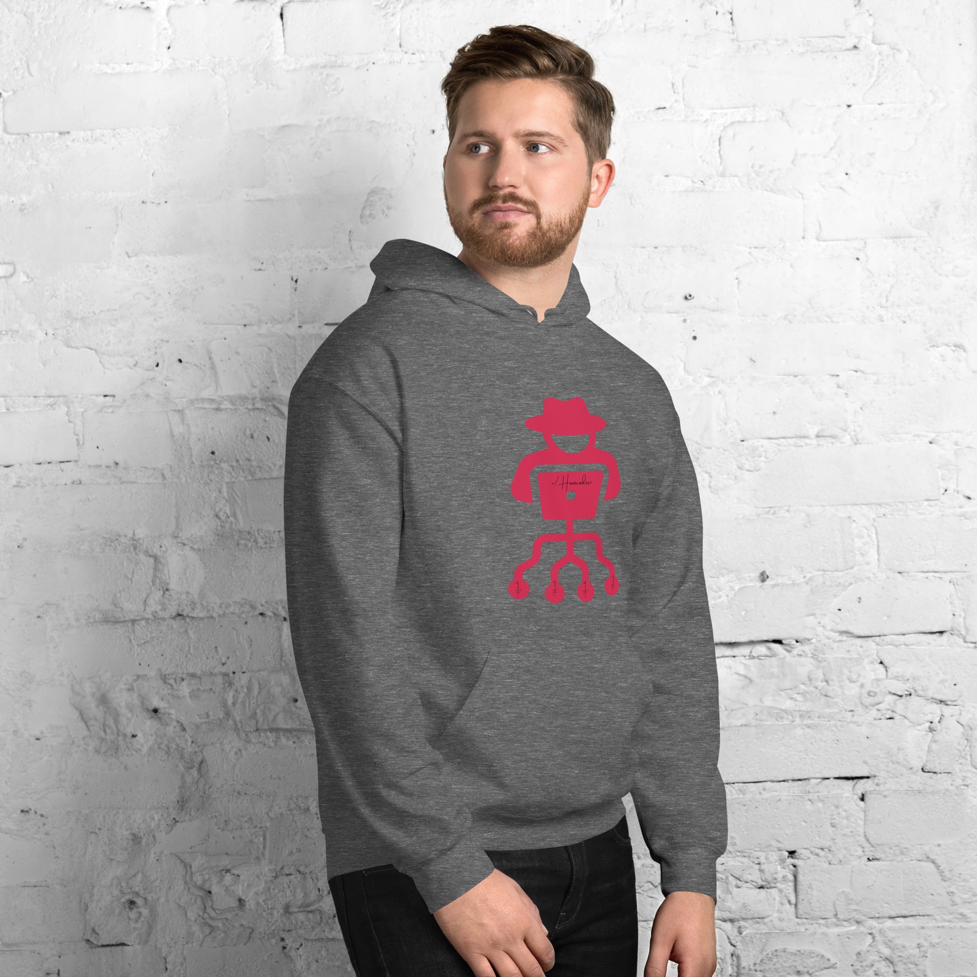 hamcodes unisex-heavy-blend-hoodie-graphite-heather