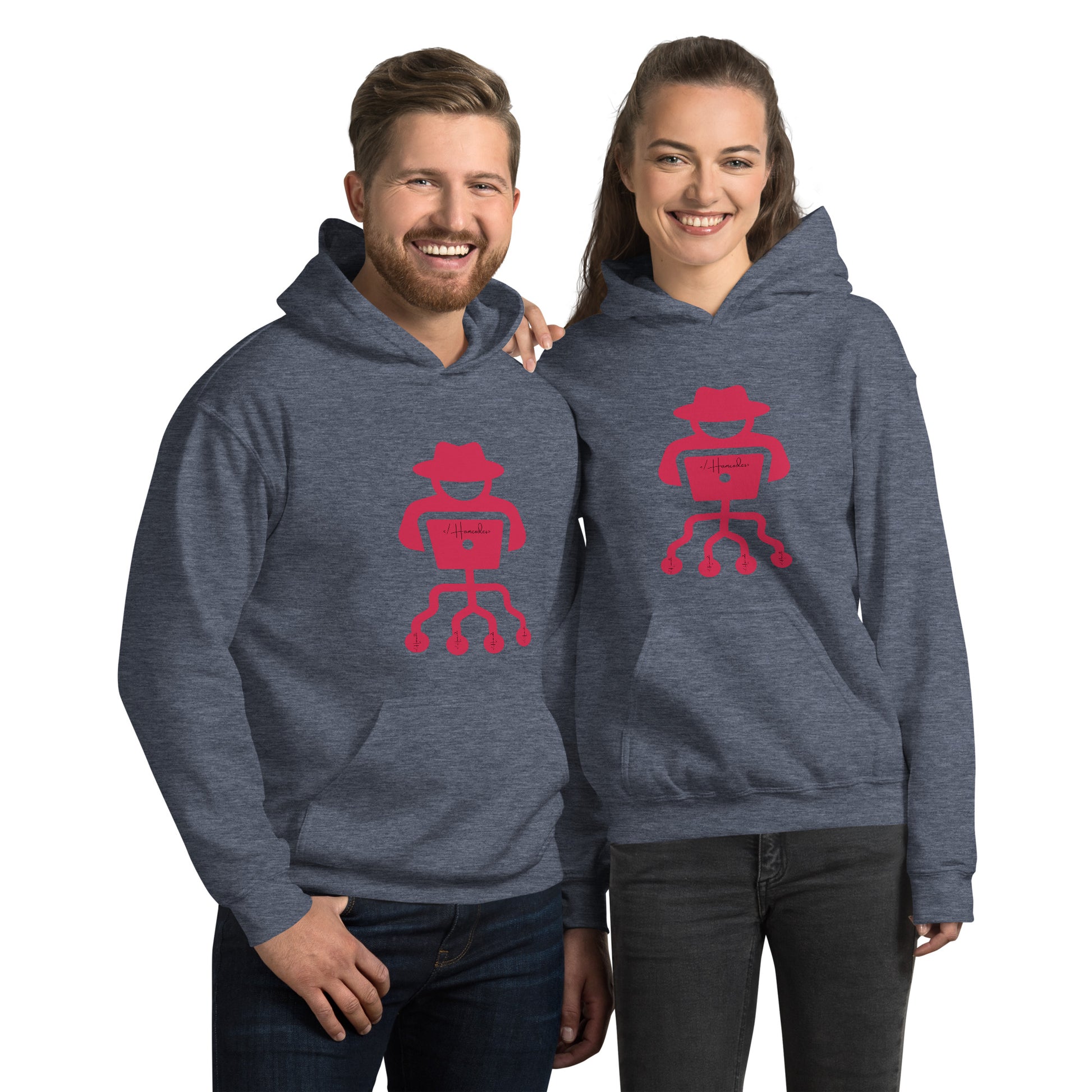 hamcodes unisex-heavy-blend-hoodie-heather-sport-dark-navy