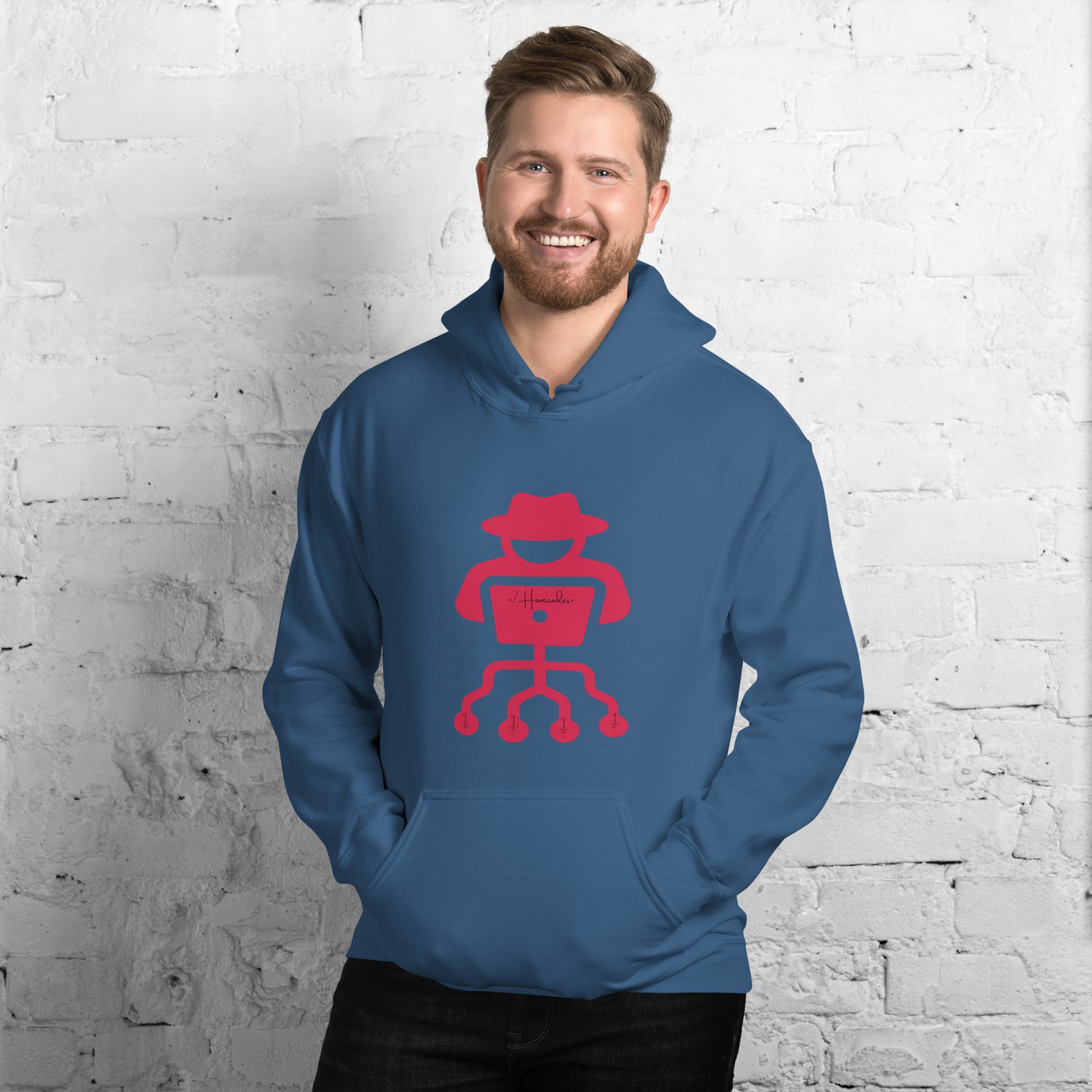 hamcodes unisex-heavy-blend-hoodie-indigo-blue