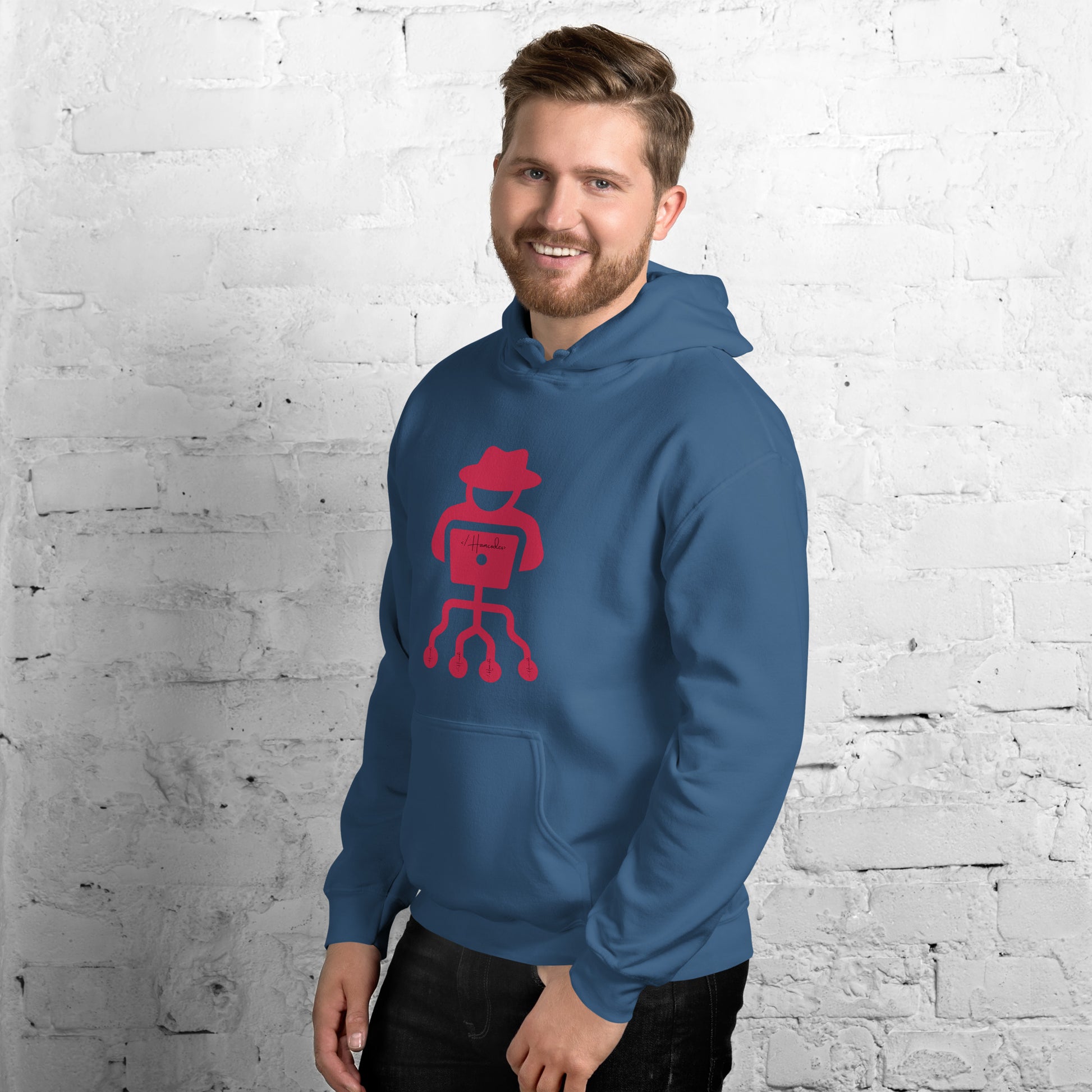 hamcodes unisex-heavy-blend-hoodie-indigo-blue