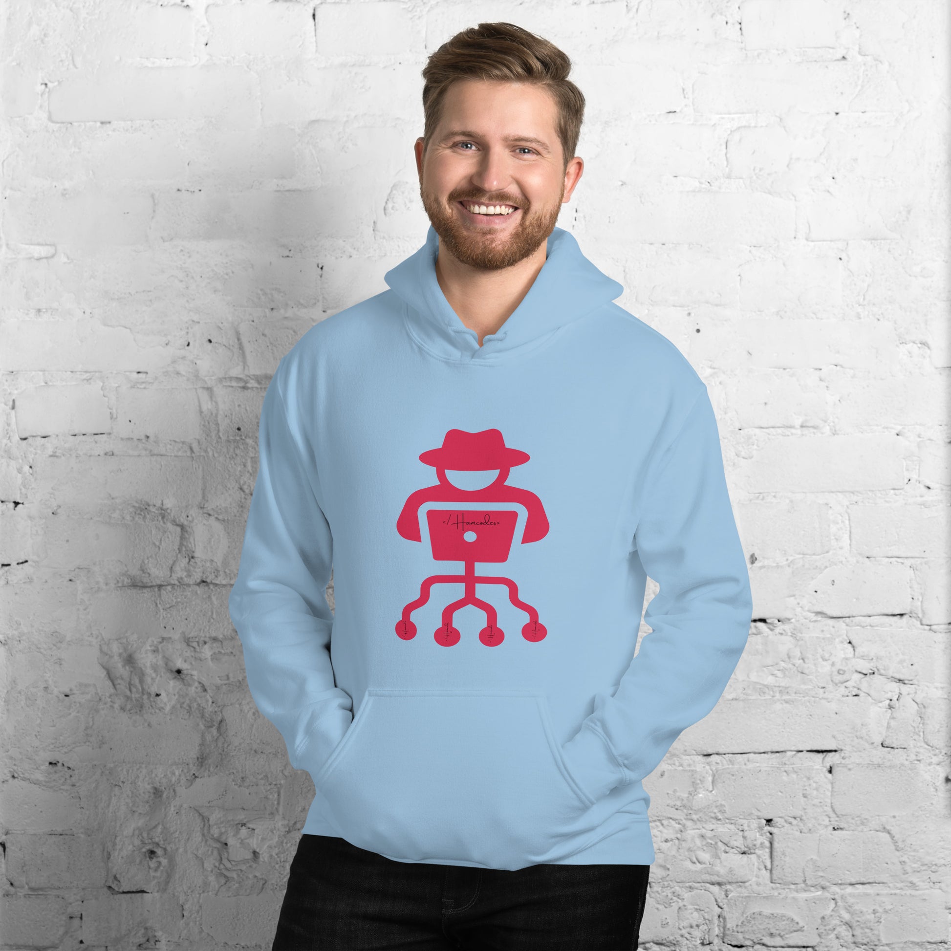 hamcodes unisex-heavy-blend-hoodie-light-blue