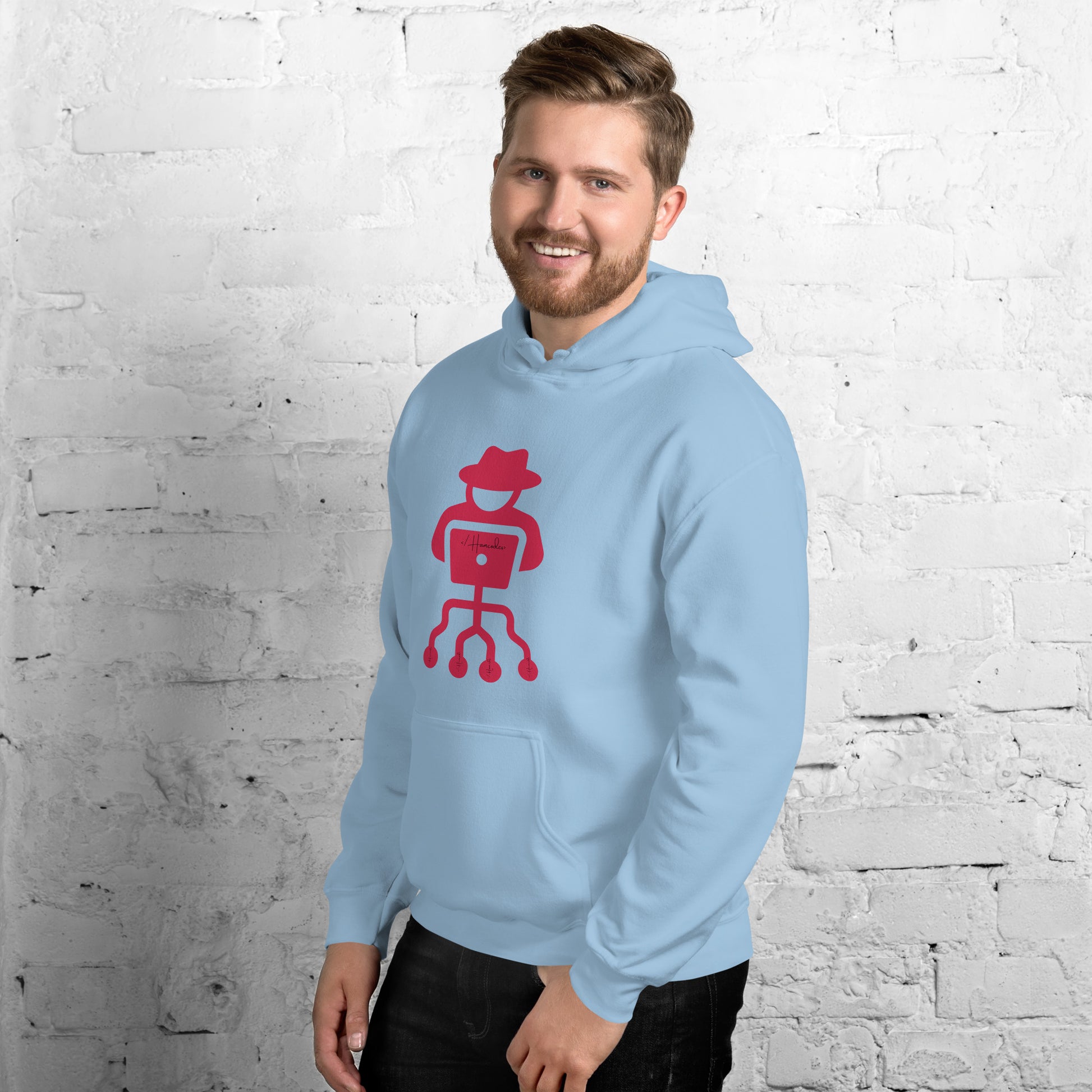 hamcodes unisex-heavy-blend-hoodie-light-blue