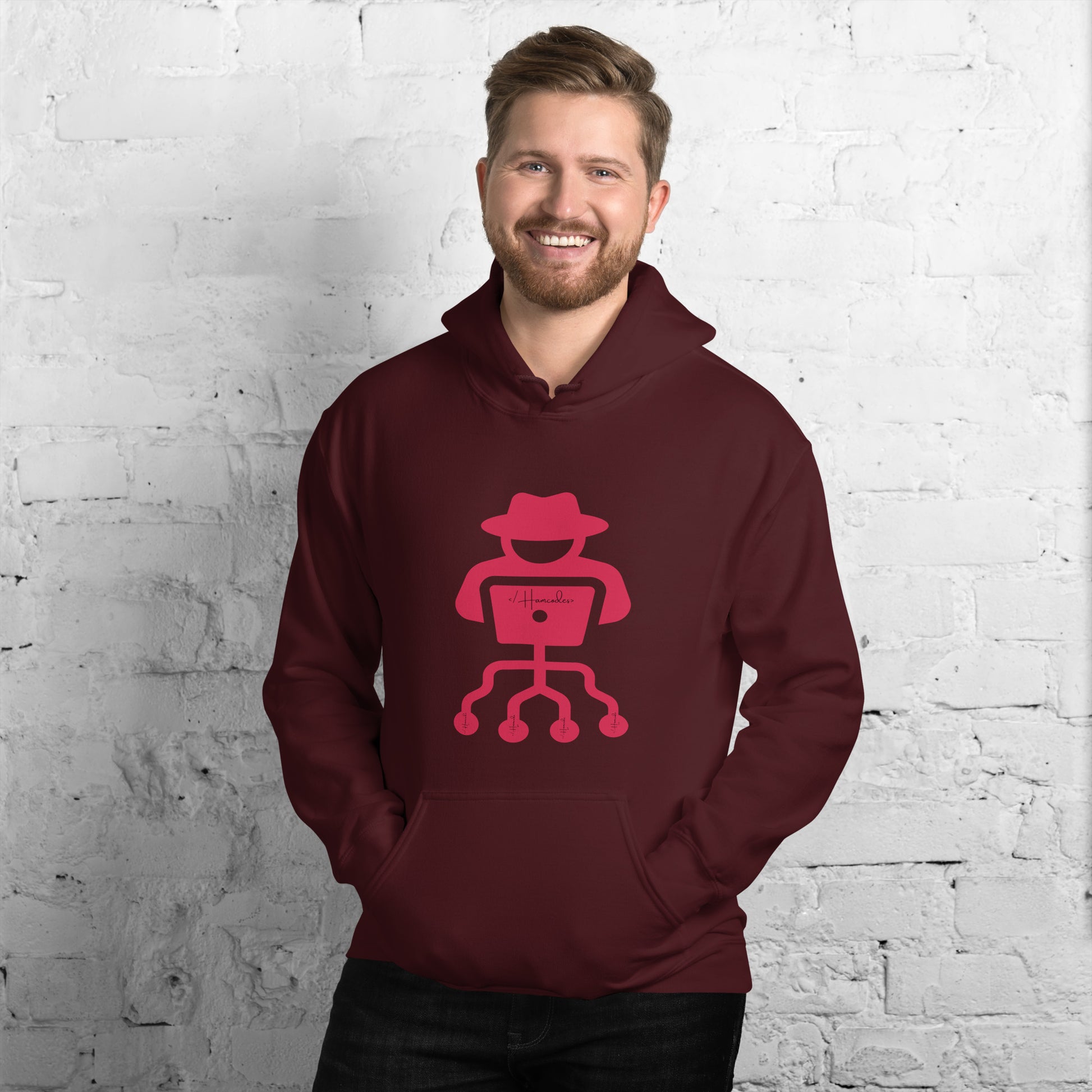 hamcodes unisex-heavy-blend-hoodie-maroon