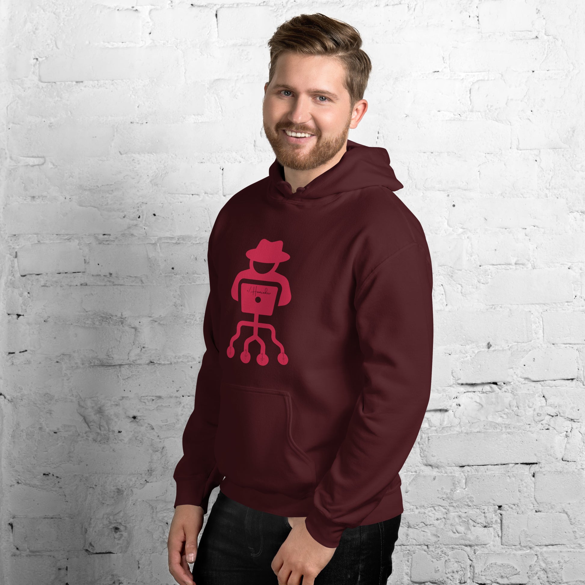 hamcodes unisex-heavy-blend-hoodie-maroon