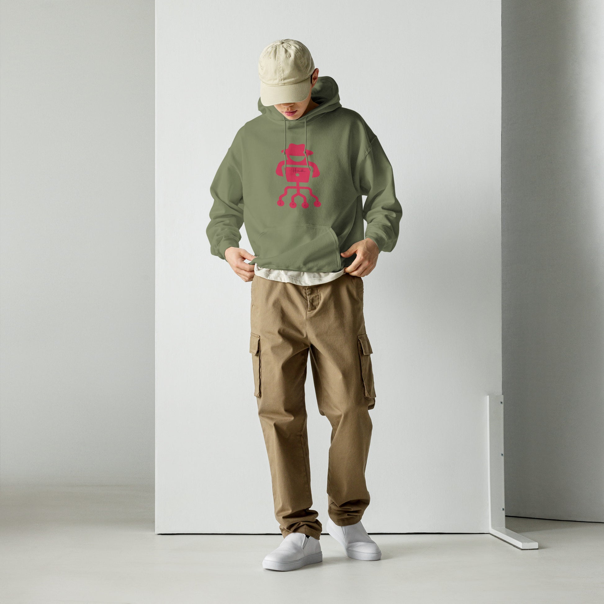 hamcodes unisex-heavy-blend-hoodie-military-green