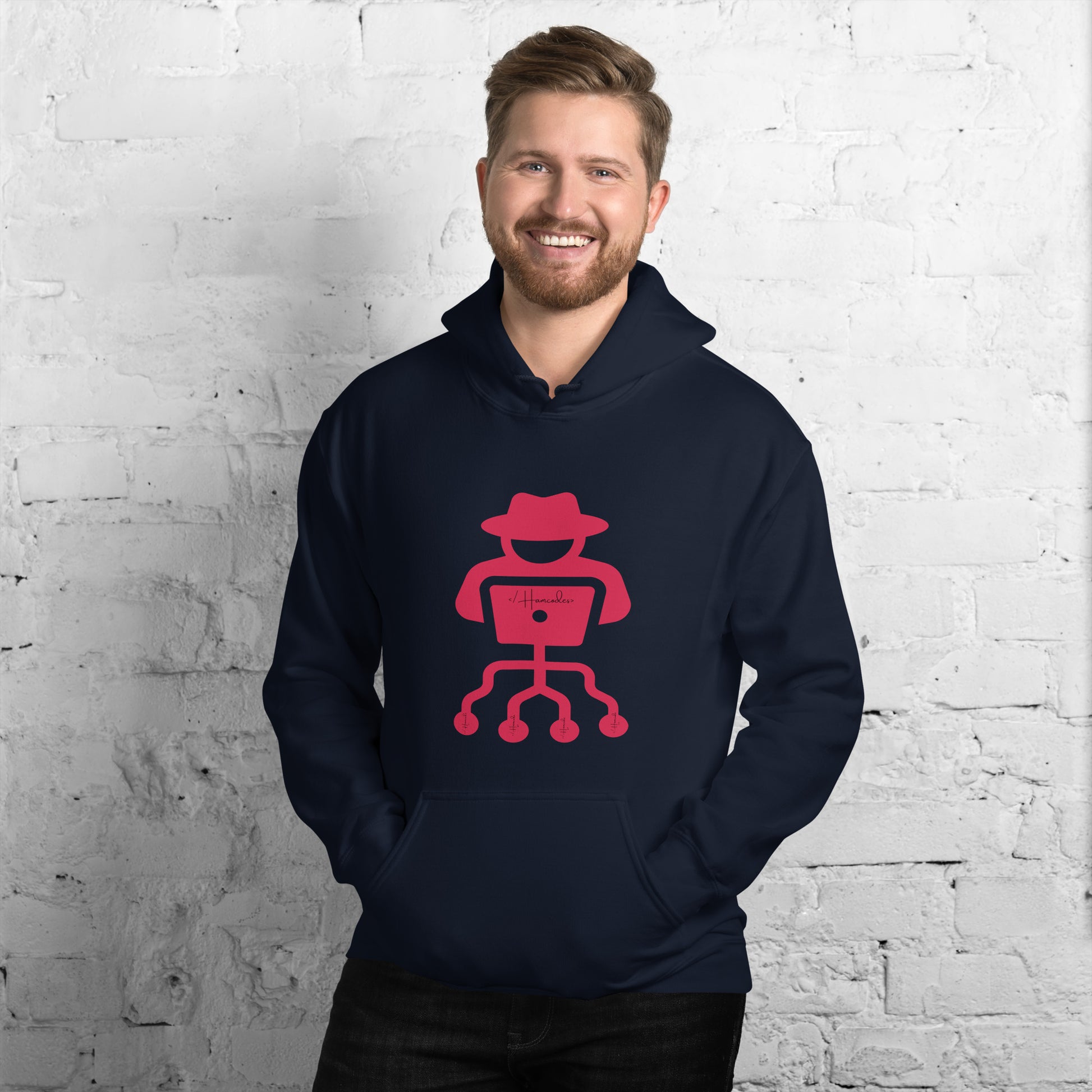 hamcodes unisex-heavy-blend-hoodie-navy